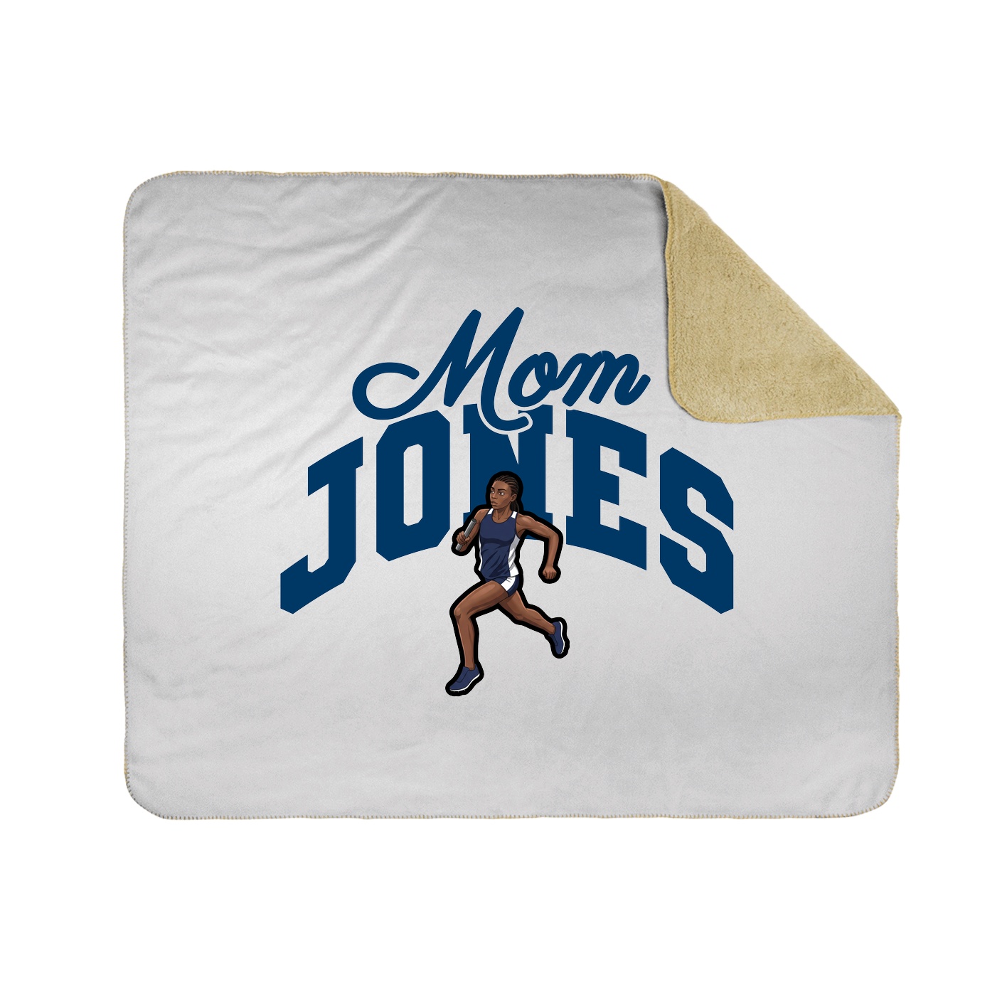 Throw Blanket — Mothers Day Arch in White