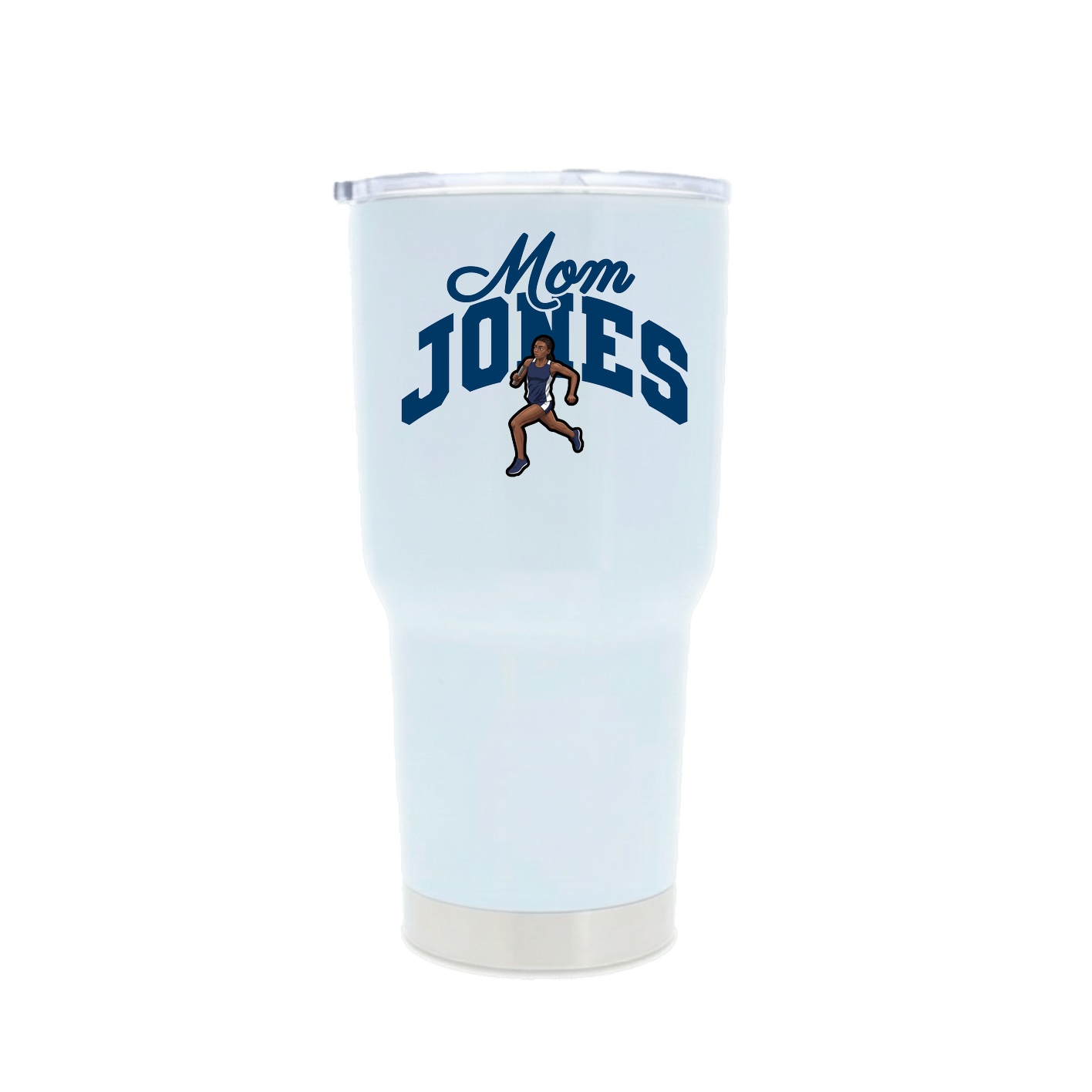 30oz Stainless Steel Tumbler — Mothers Day Arch in White