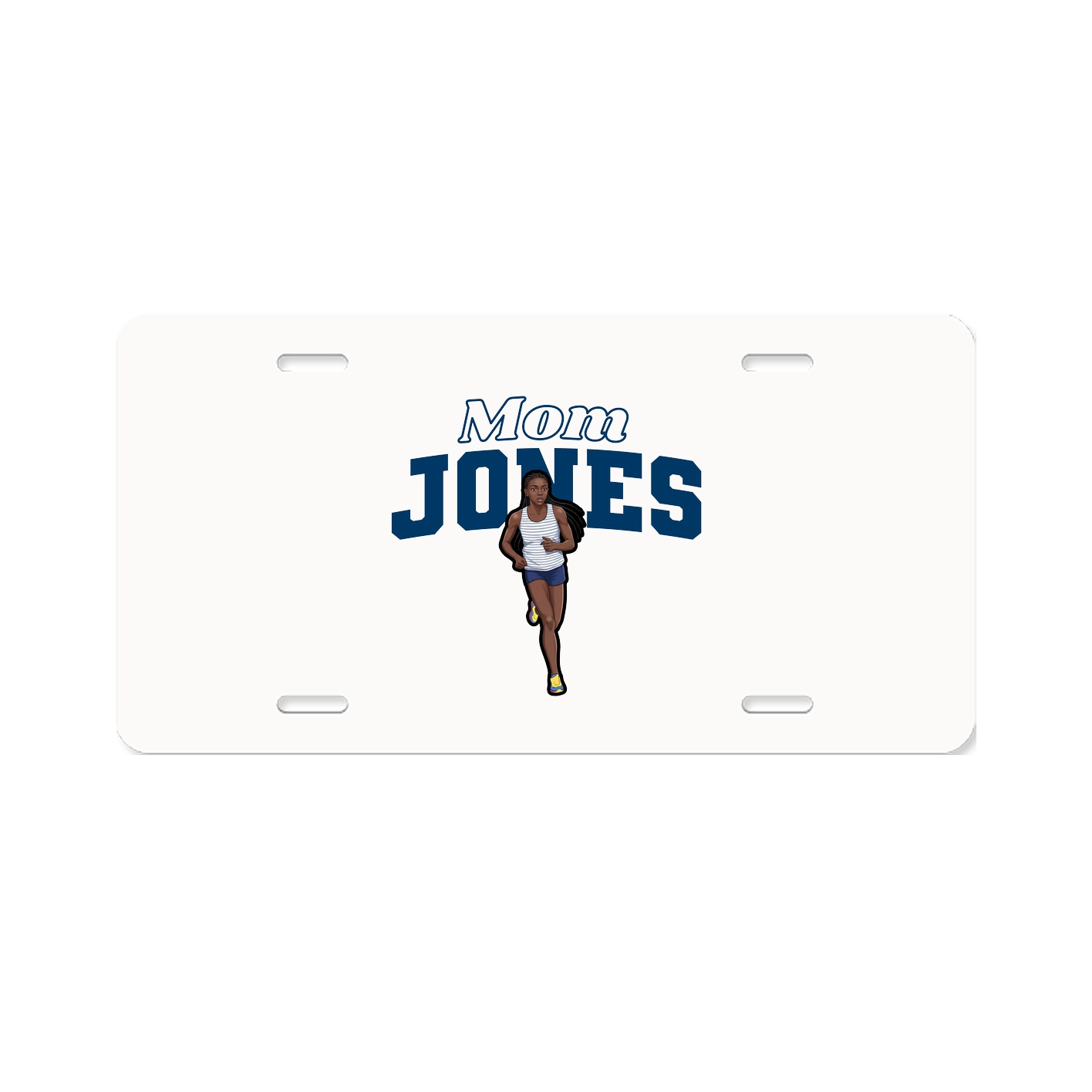 License Plate — Mothers Day Block in Classic