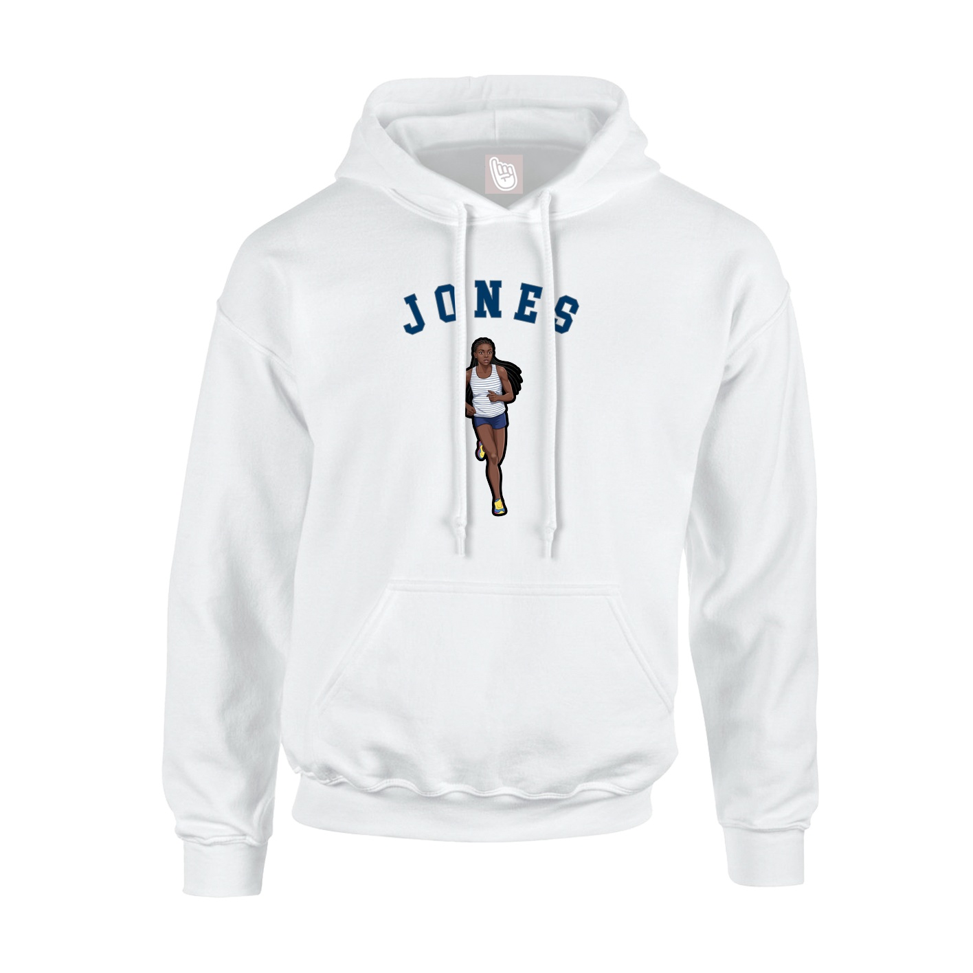 Youth Hoodie — Shirsey Arch in White
