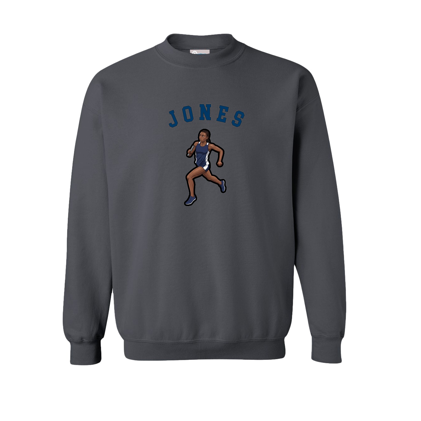 Fleece Crew — Shirsey Arch in Grey