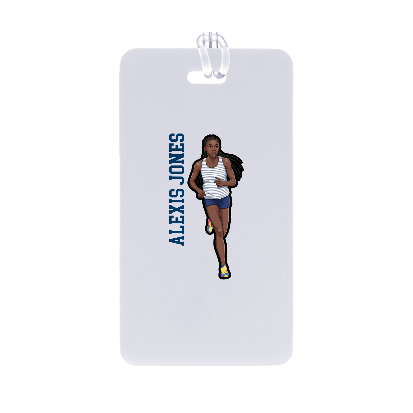 Bag Tag — Name Vertical in Classic