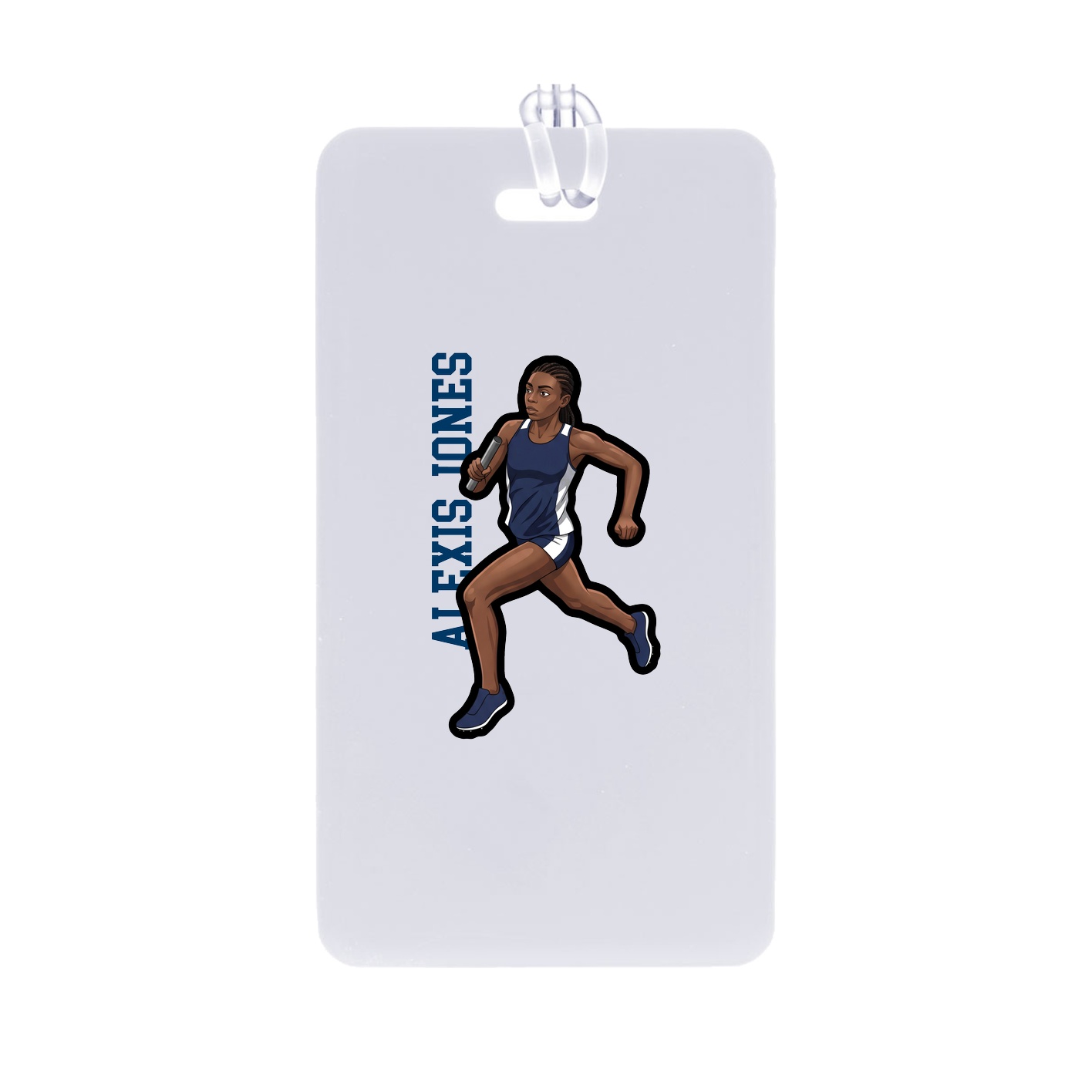 Bag Tag — Name Vertical in Classic