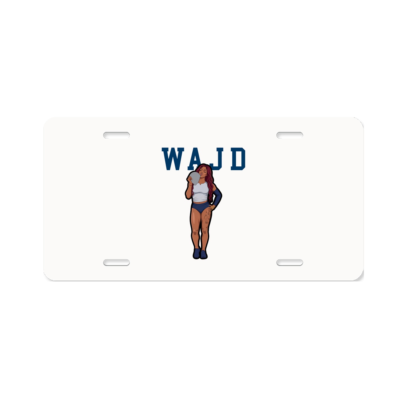 License Plate — Shirsey in Classic