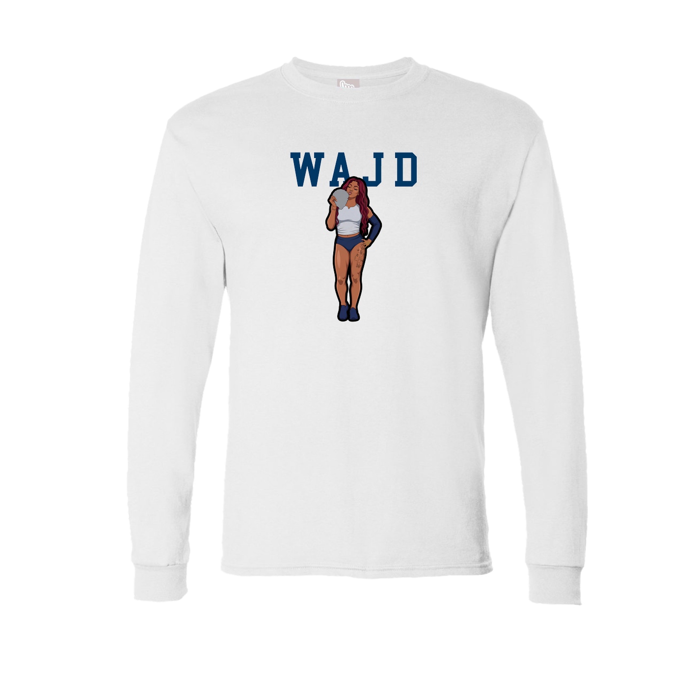 Long Sleeve Tee — Shirsey in White