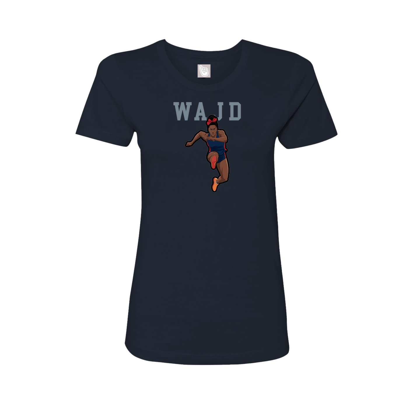 Fitted Women's Tee — Shirsey in Navy