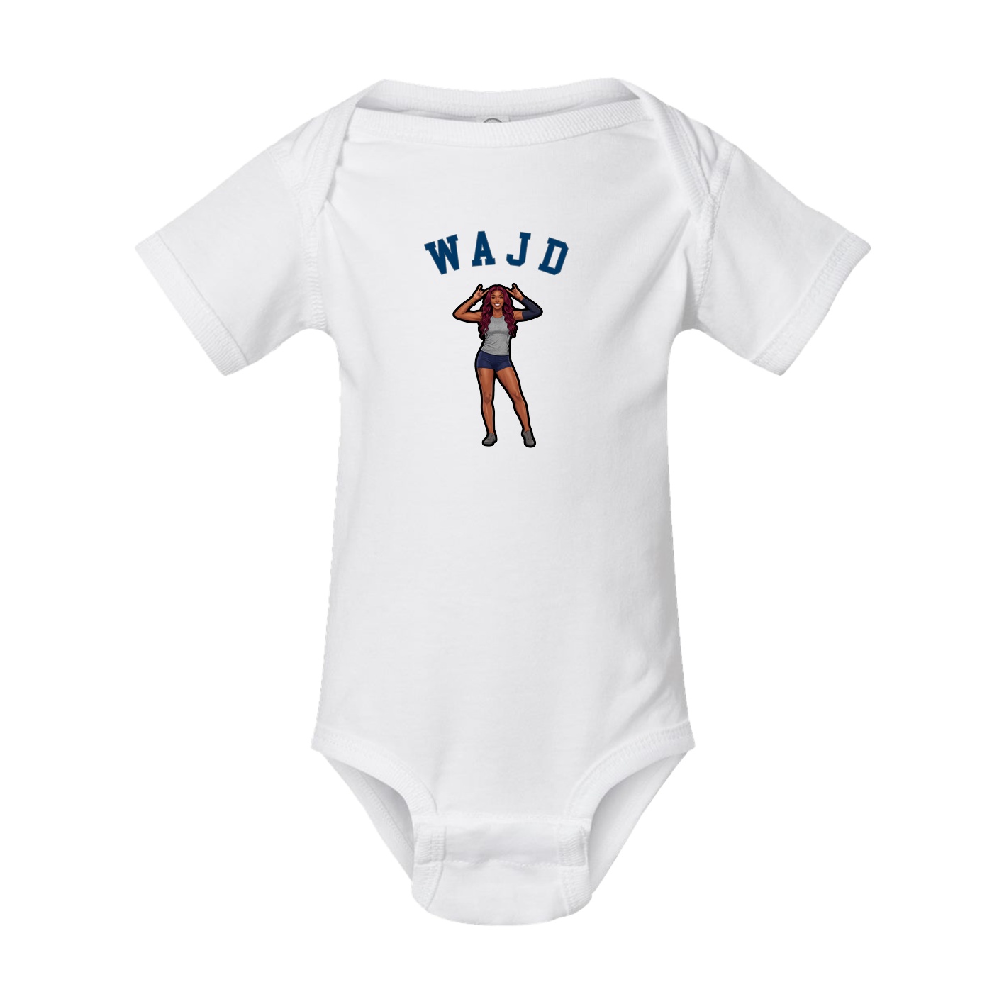 Baby Onesie — Shirsey Arch in White