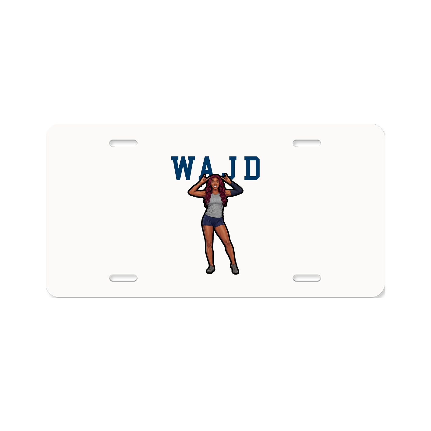 License Plate — Shirsey in Classic