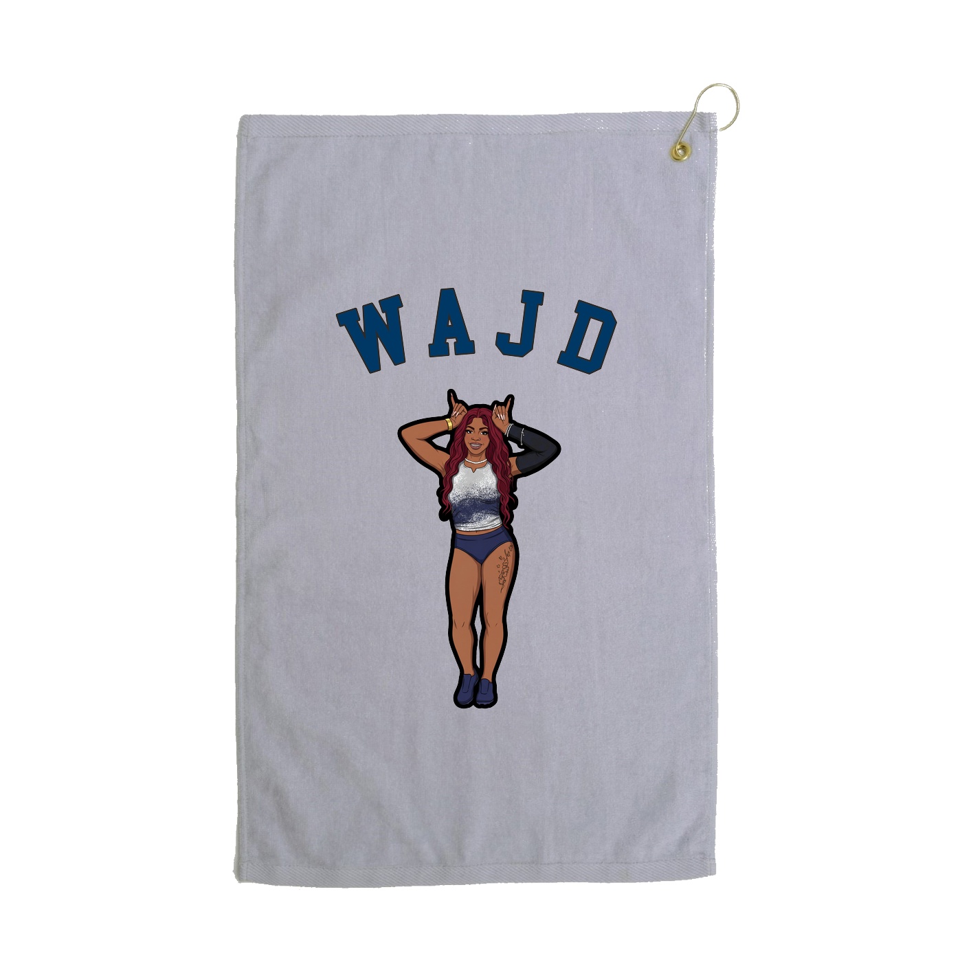 Golf Towel — Shirsey Arch in Grey