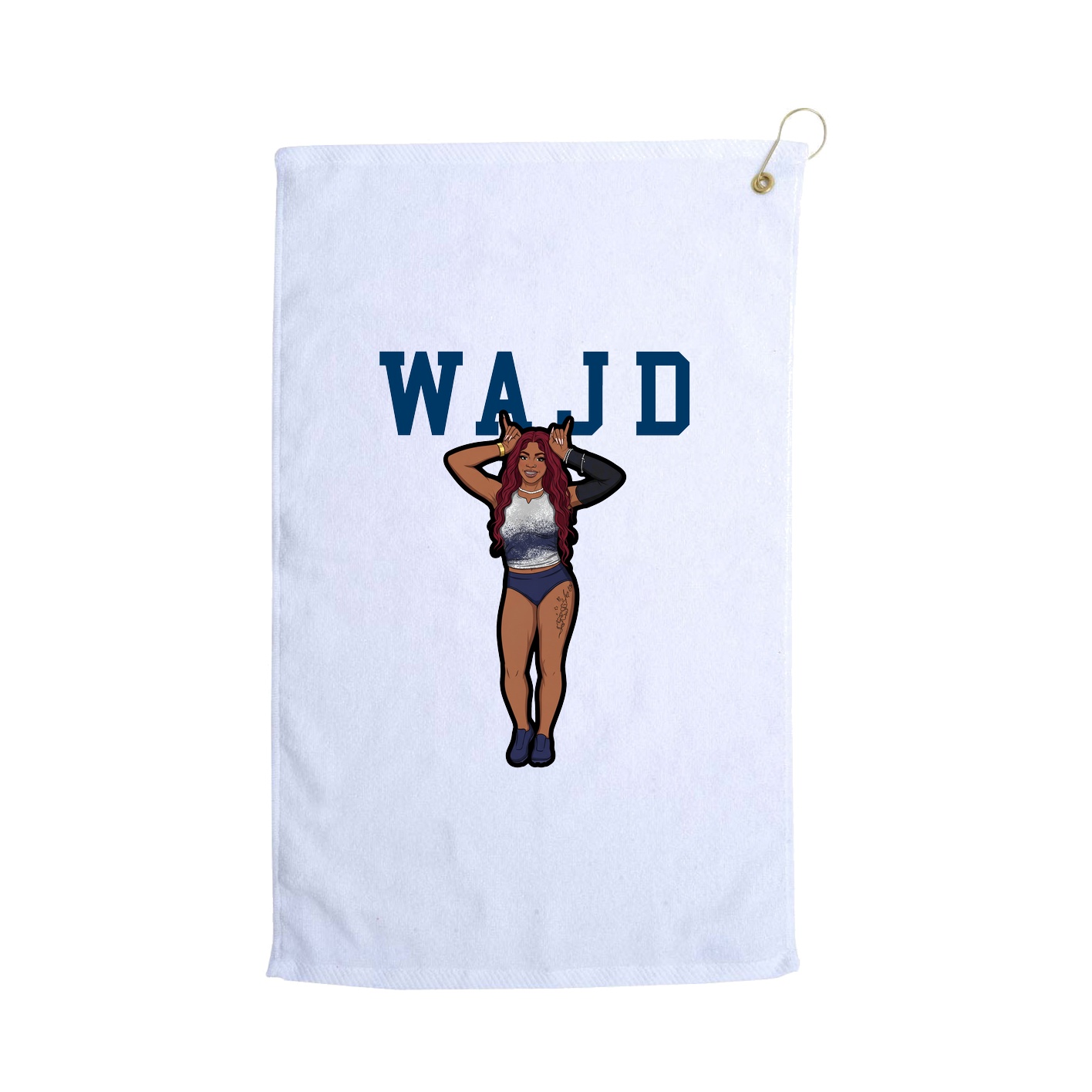 Golf Towel — Shirsey in White