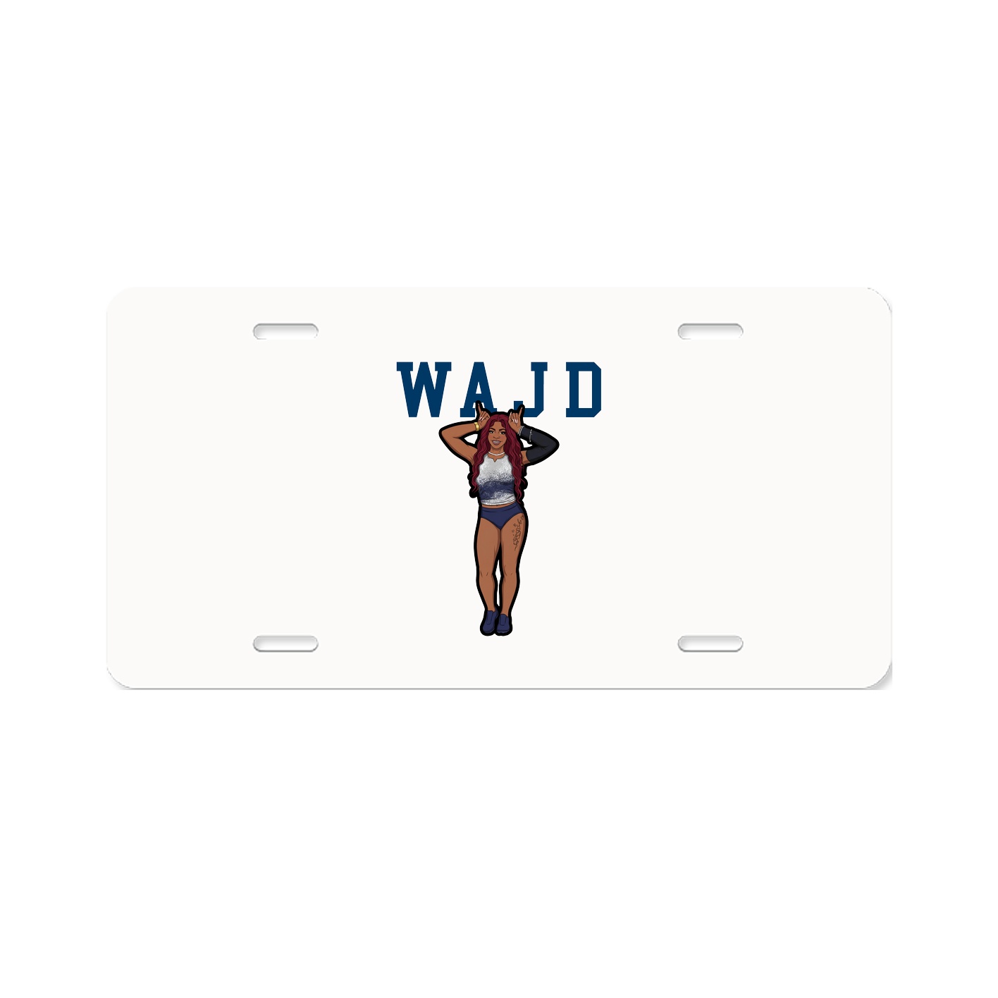 License Plate — Shirsey in Classic