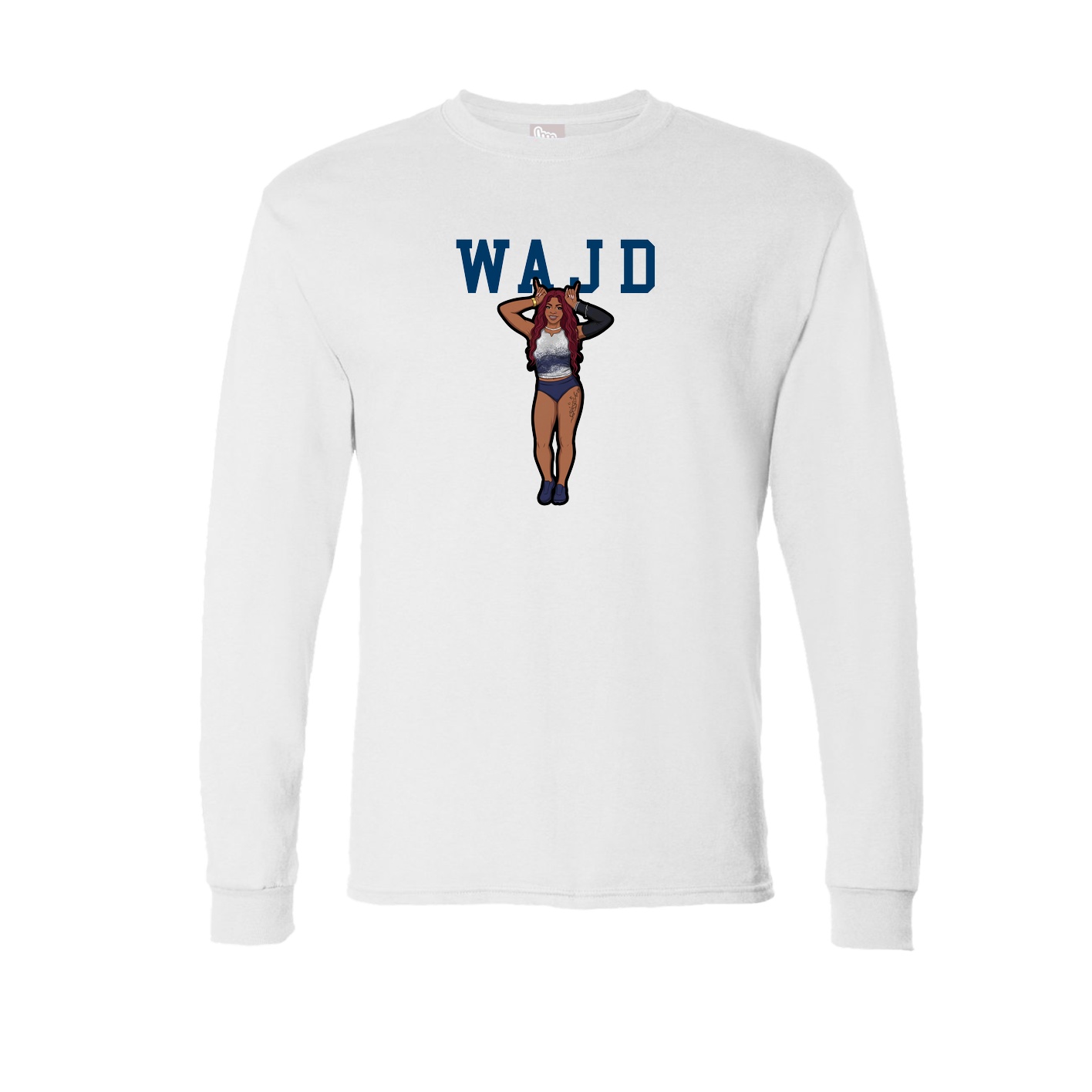 Long Sleeve Tee — Shirsey in White