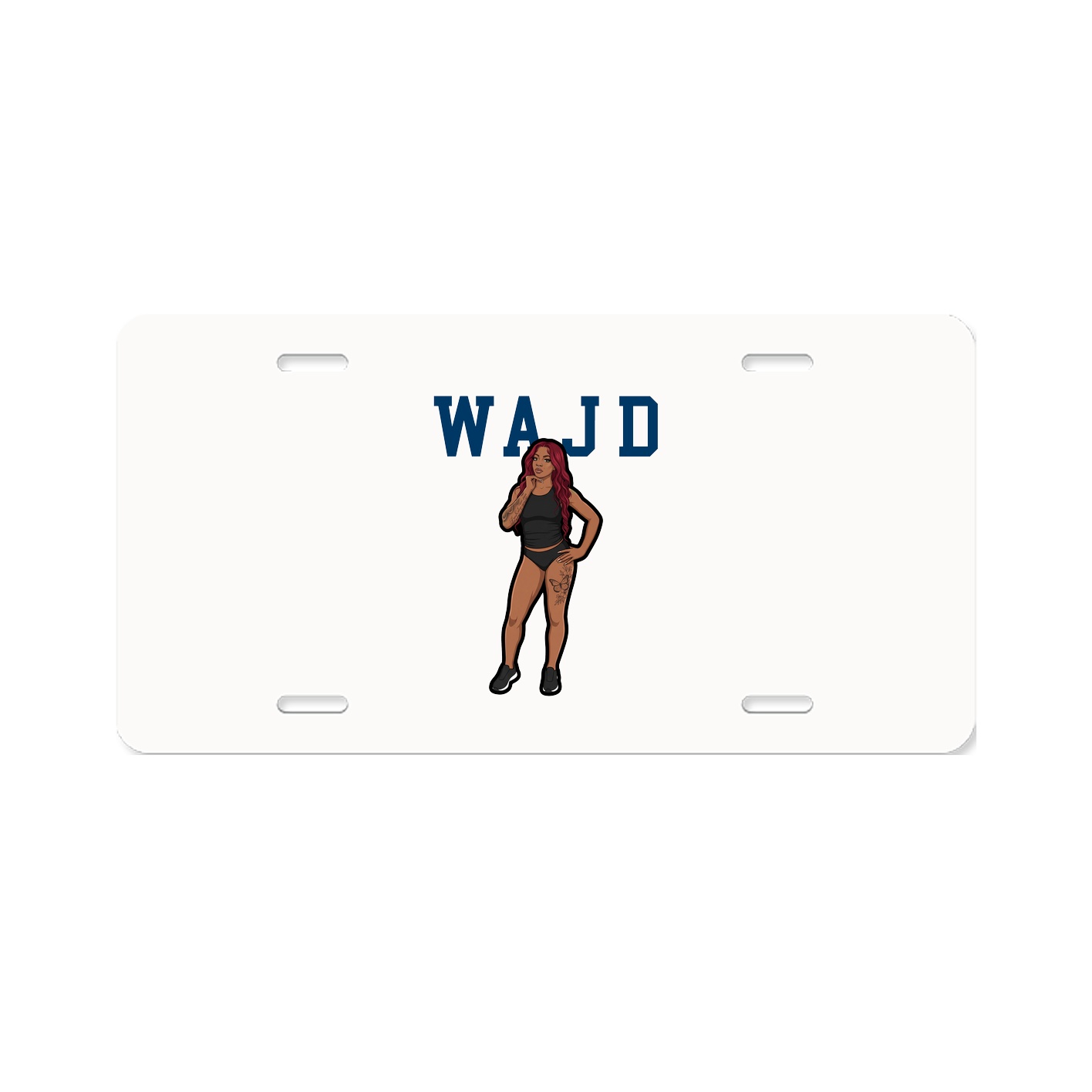 License Plate — Shirsey in Classic