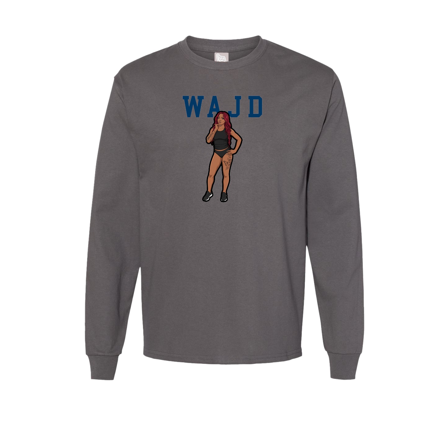 Long Sleeve Tee — Shirsey in Grey