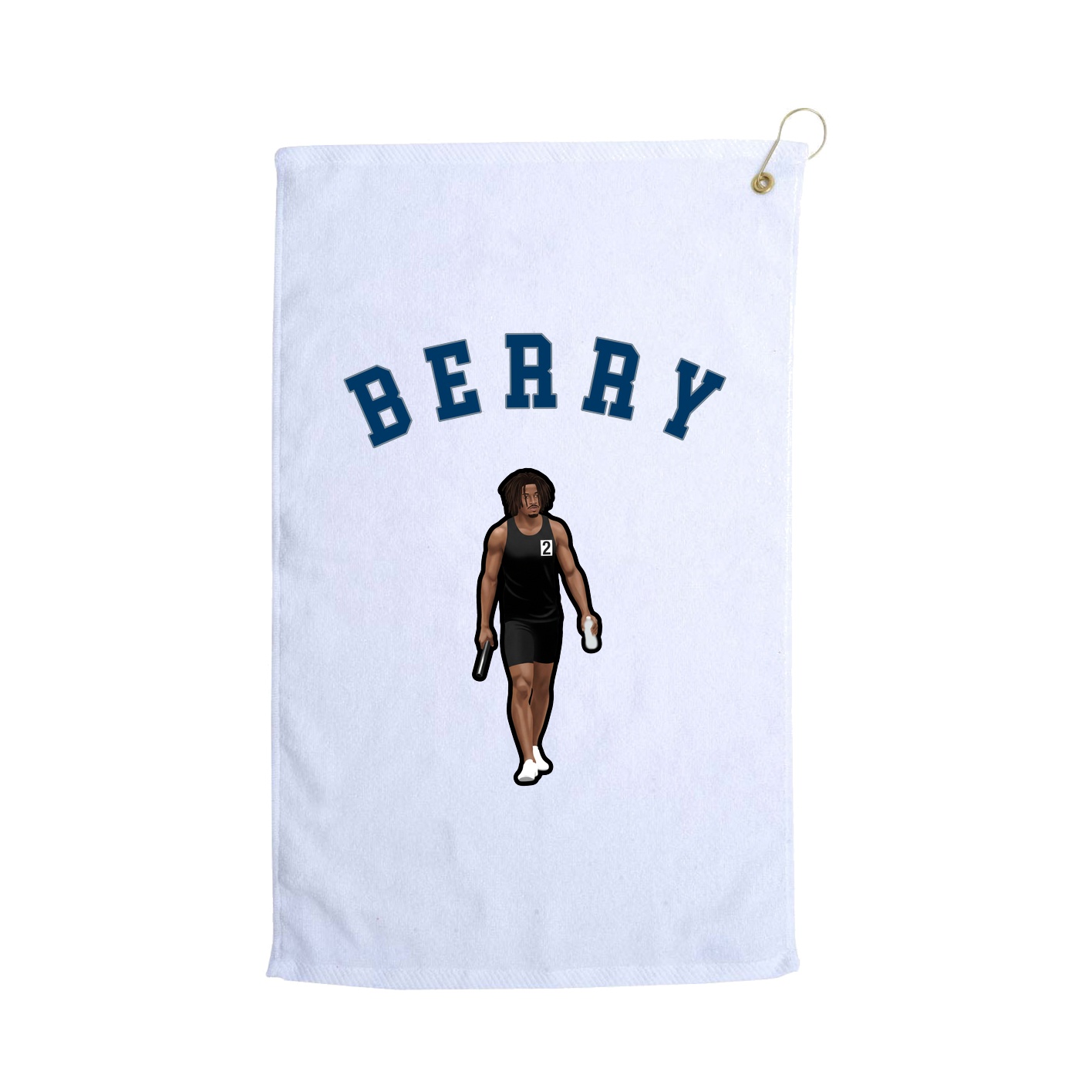 Golf Towel — Shirsey Arch in White