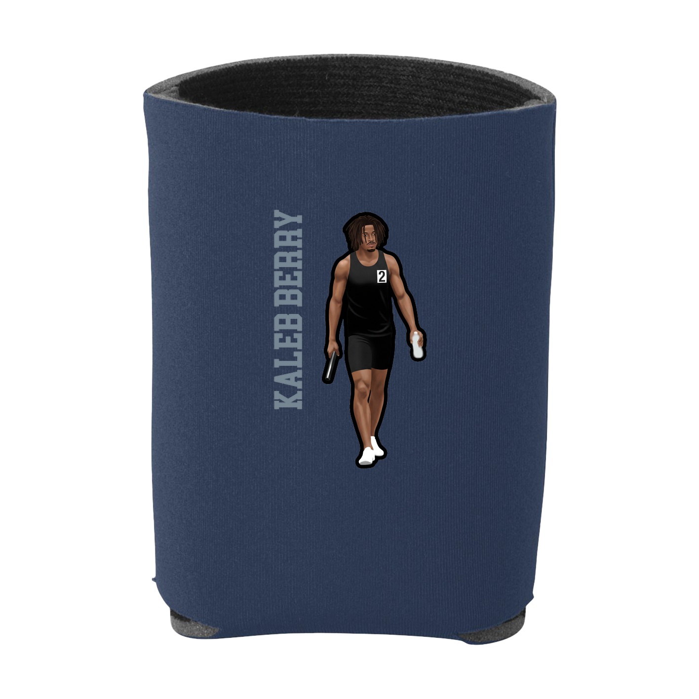 Can Holder — Name Vertical in Navy
