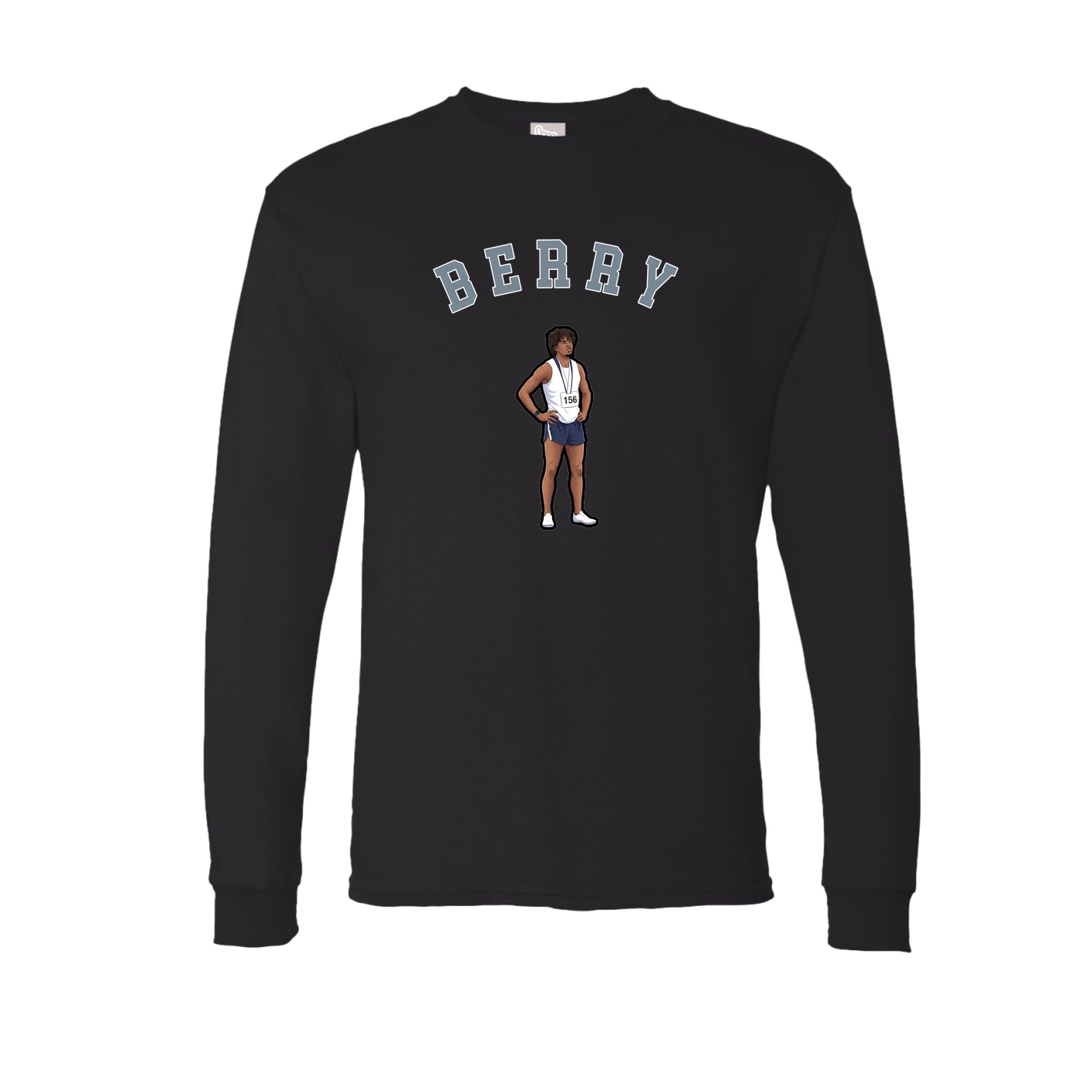 Long Sleeve Tee — Shirsey Arch in Black