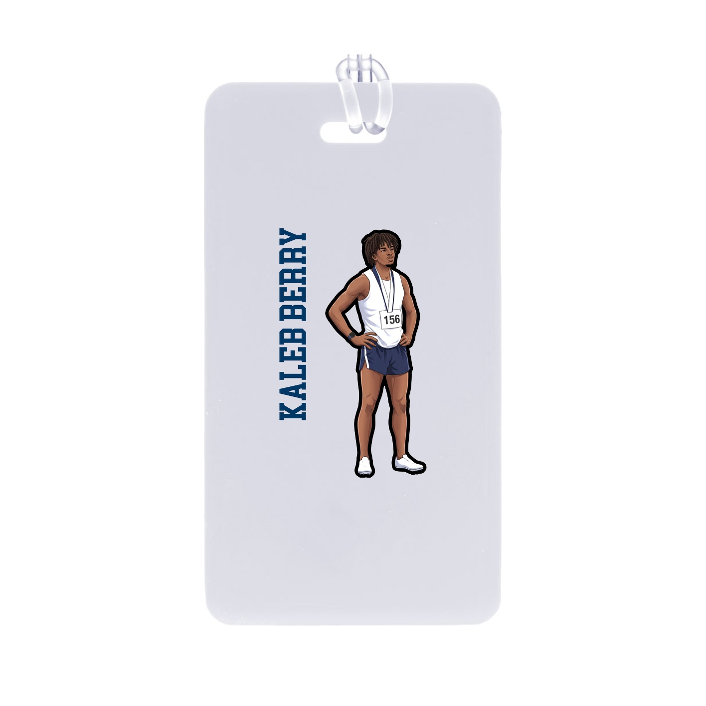 Bag Tag — Name Vertical in Classic