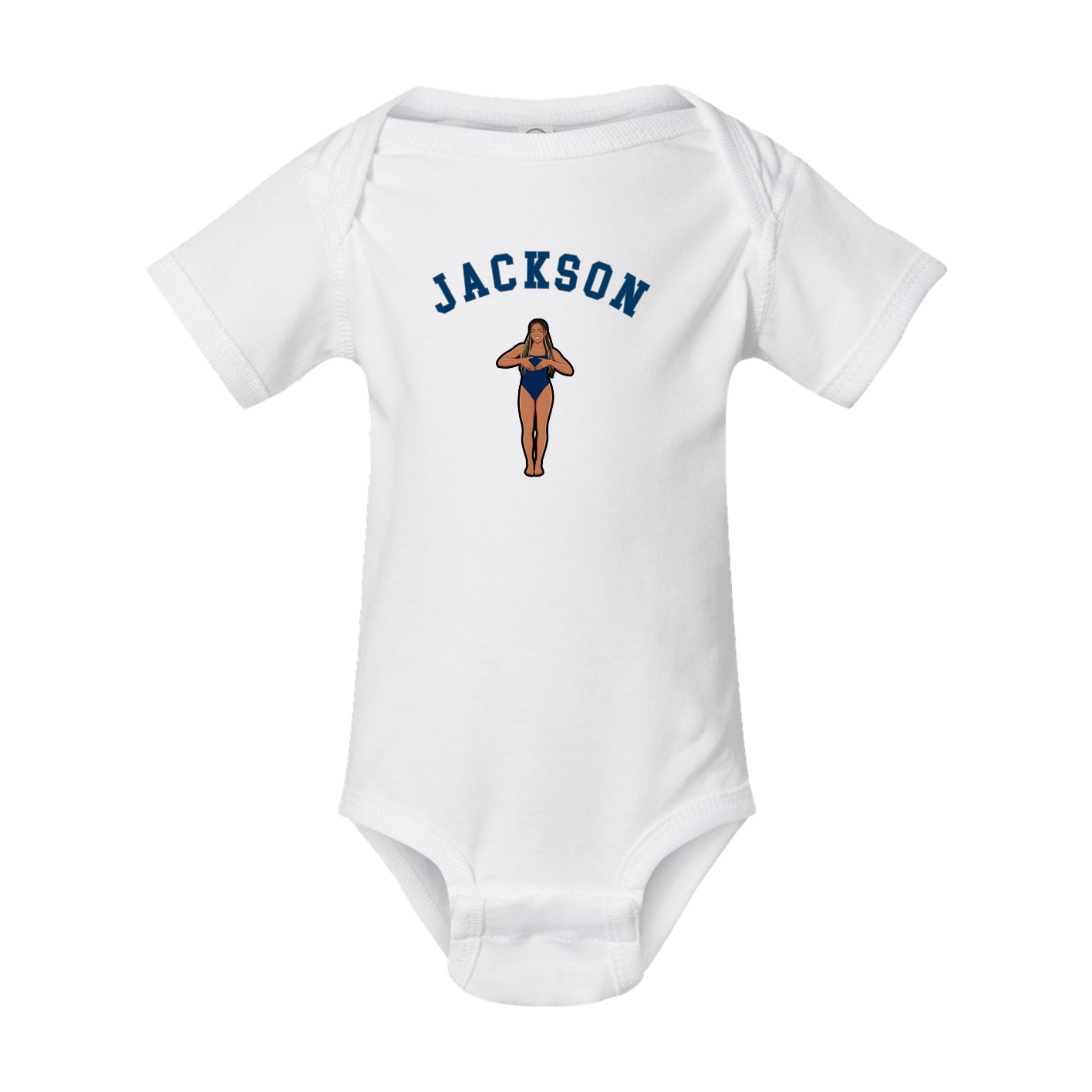Baby Onesie — Shirsey Arch in White