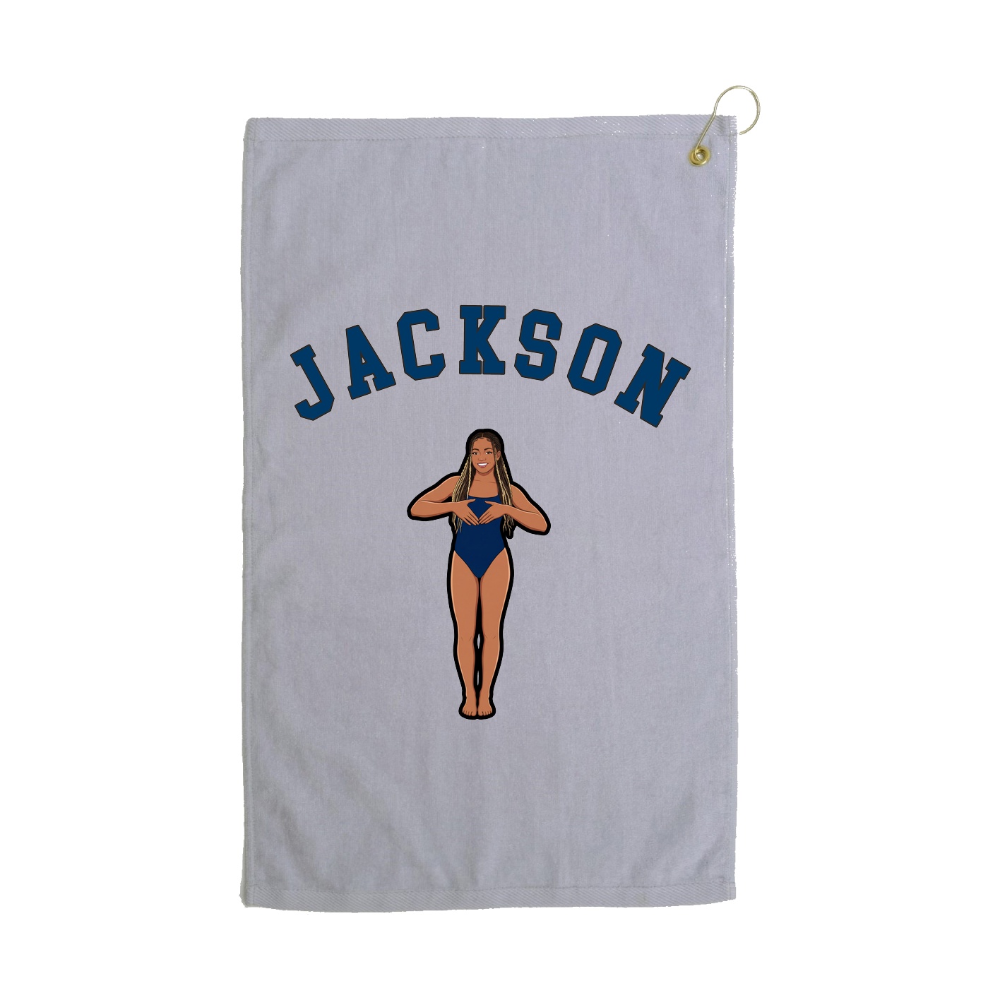 Golf Towel — Shirsey Arch in Grey