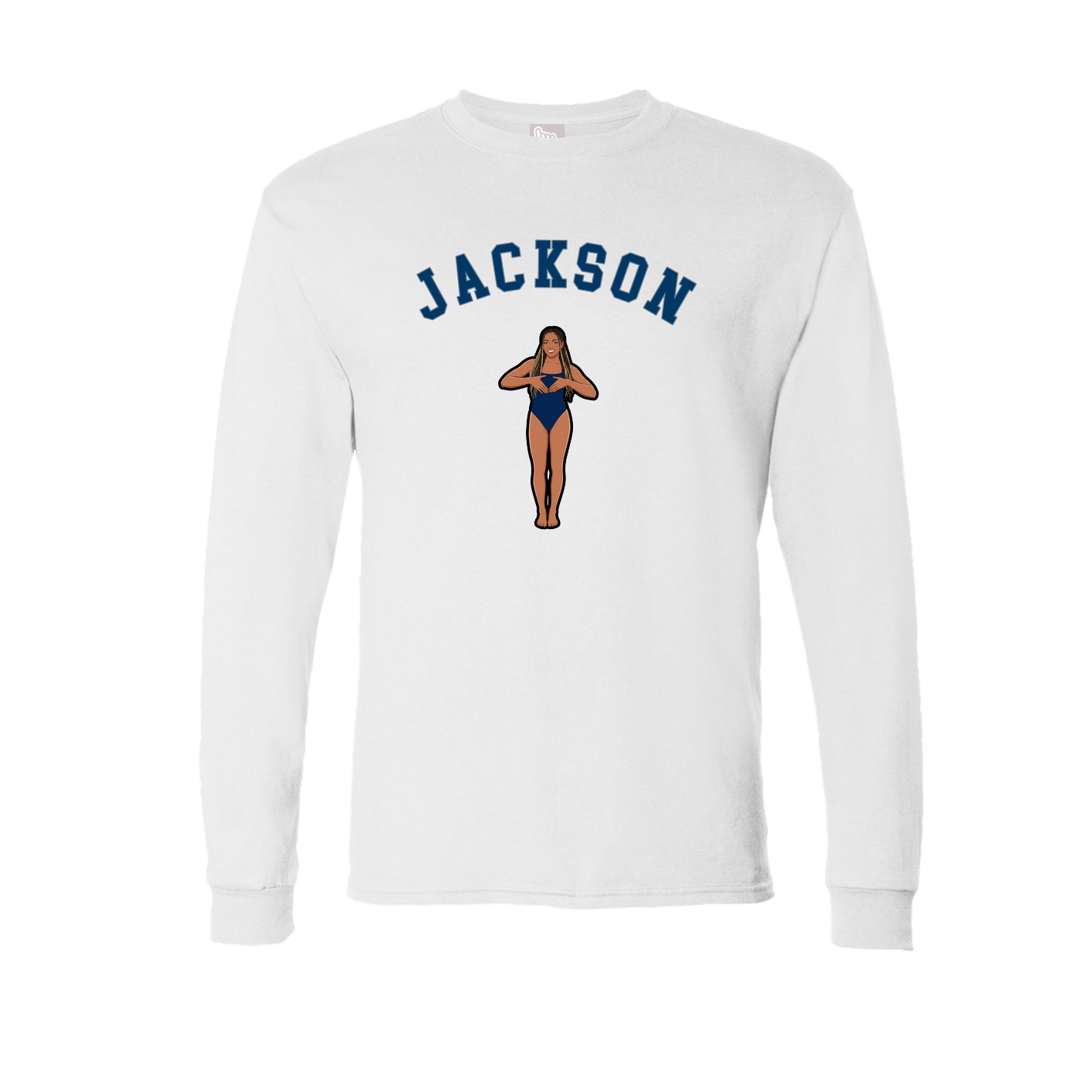 Long Sleeve Tee — Shirsey Arch in White