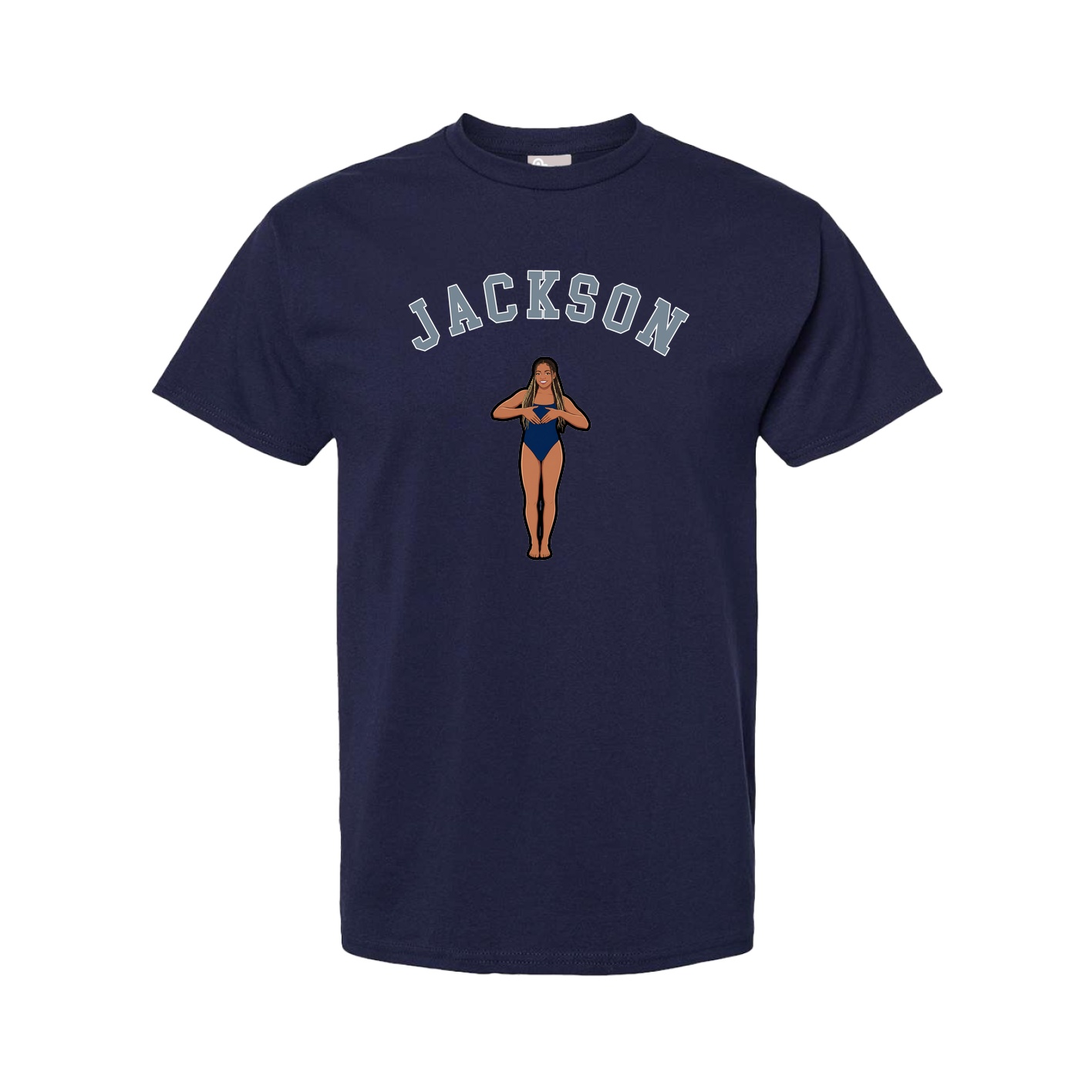 Youth Tee — Shirsey Arch in Navy