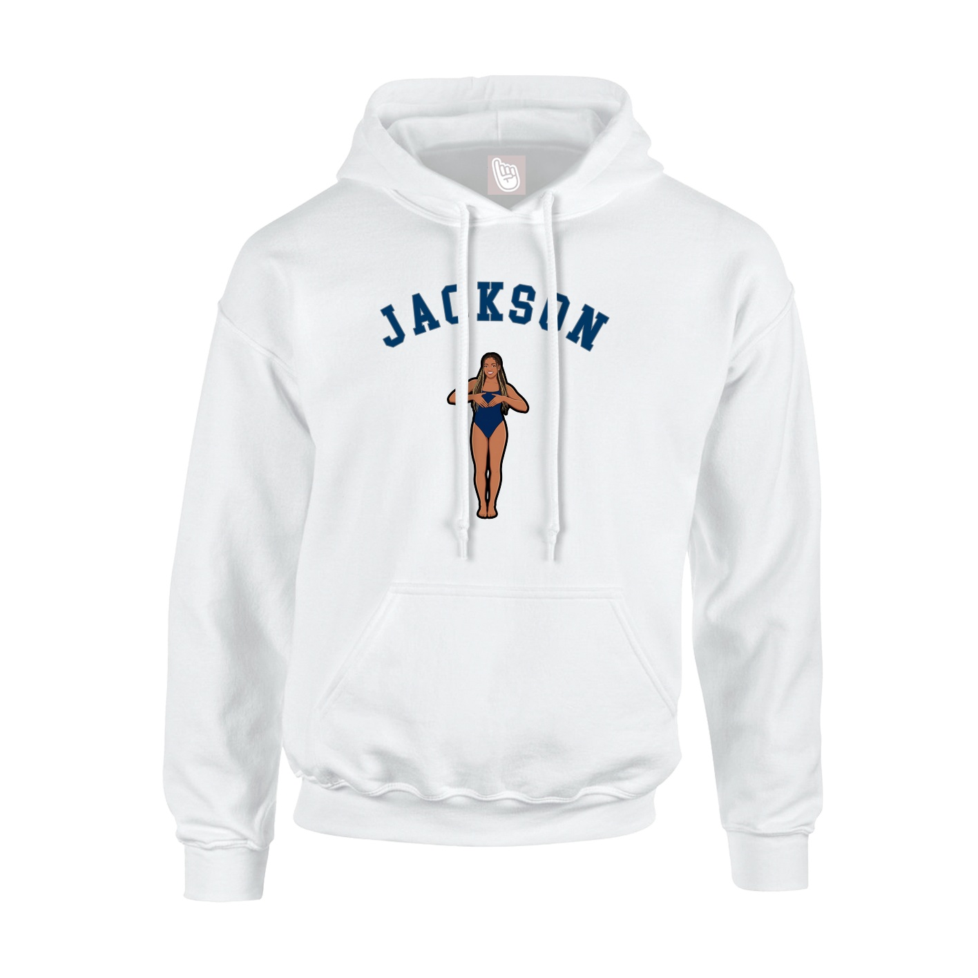 Youth Hoodie — Shirsey Arch in White