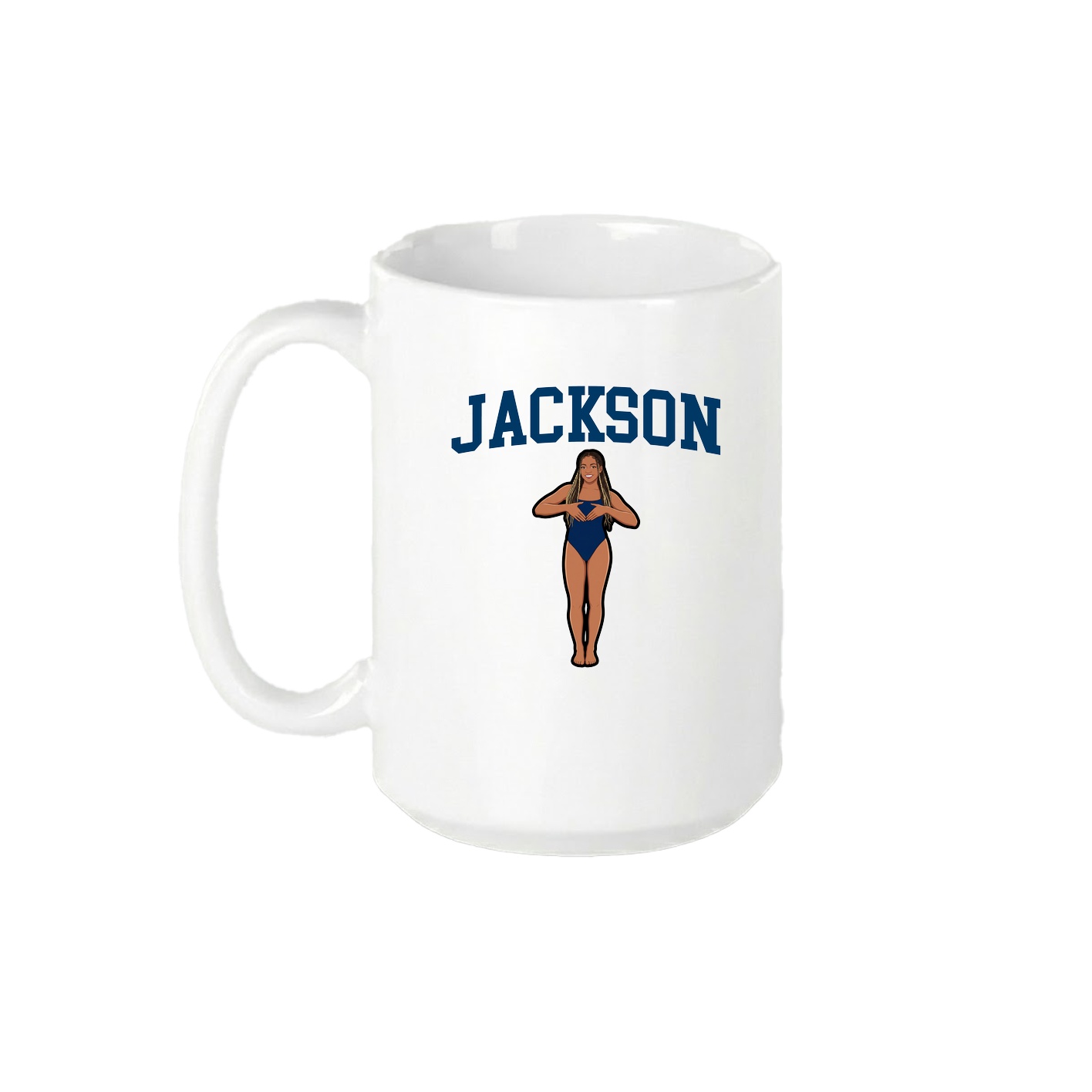 15oz Coffee Mug — Shirsey in White