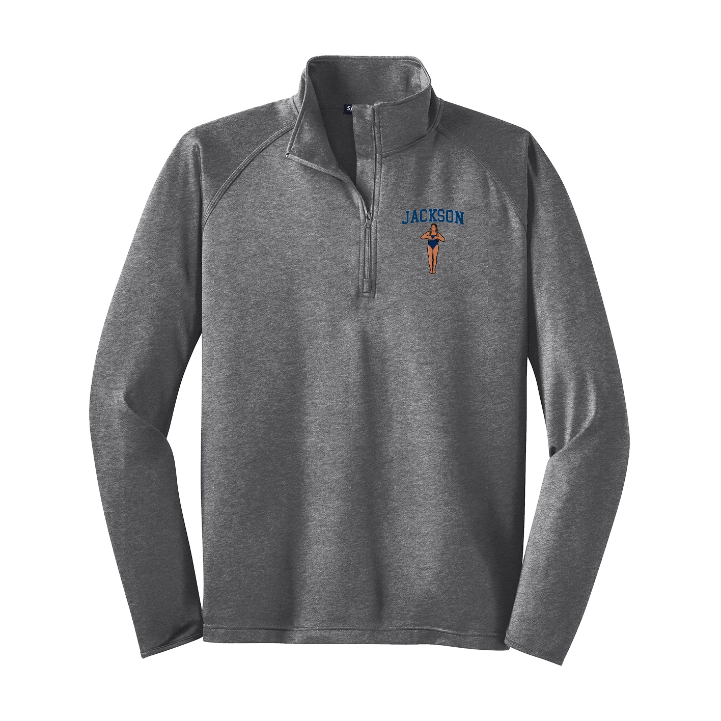 Q-Zip Pullover — Shirsey in Grey