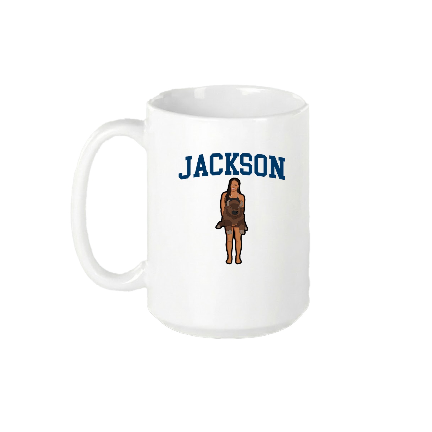 15oz Coffee Mug — Shirsey in White