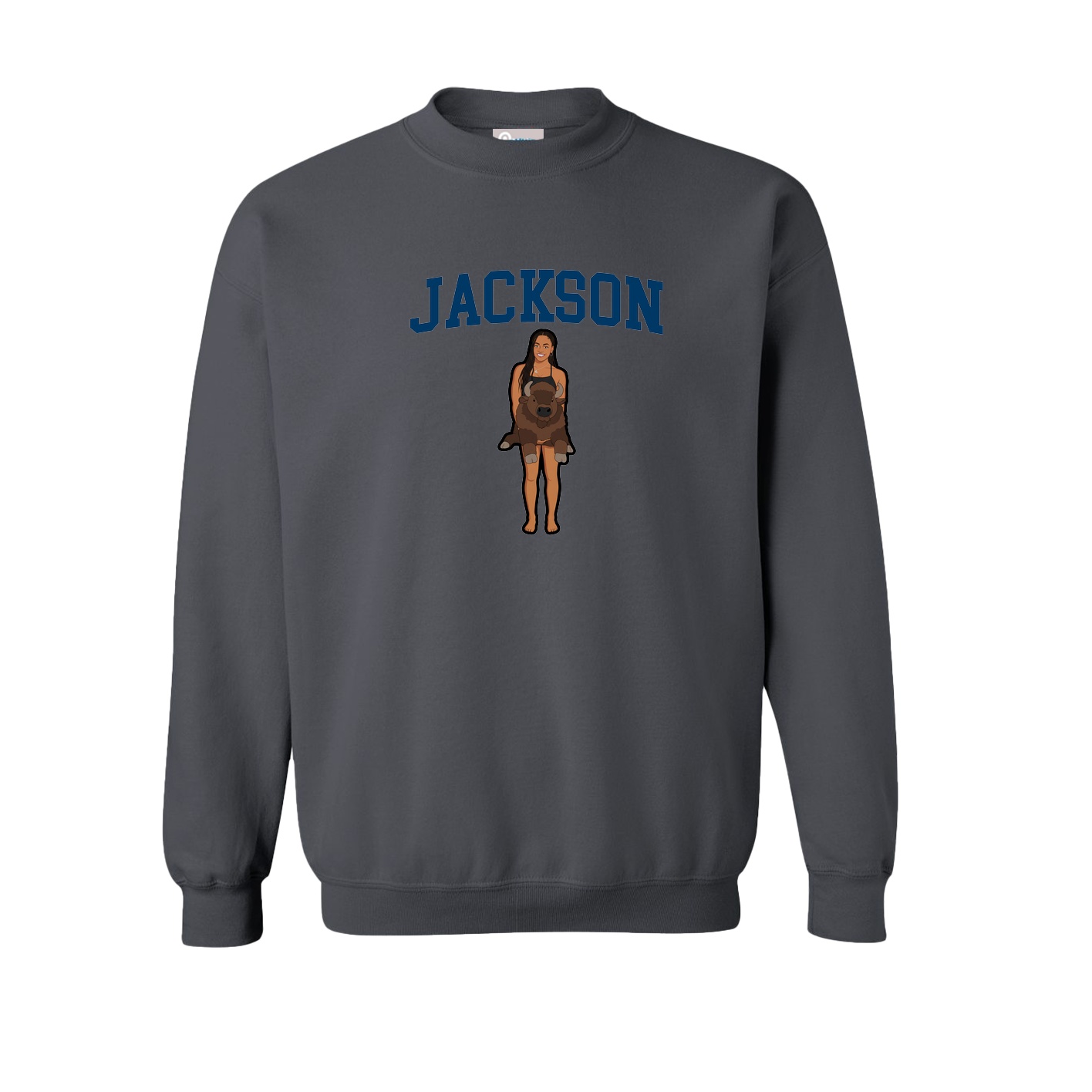 Fleece Crew — Shirsey in Grey