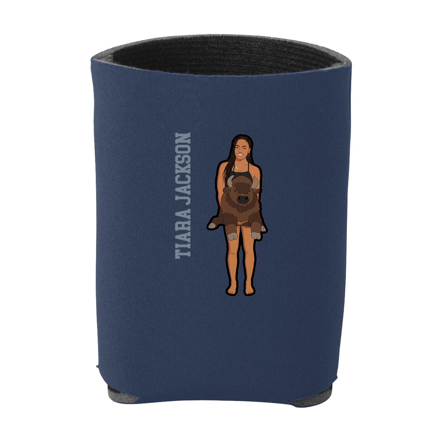 Can Holder — Name Vertical in Navy