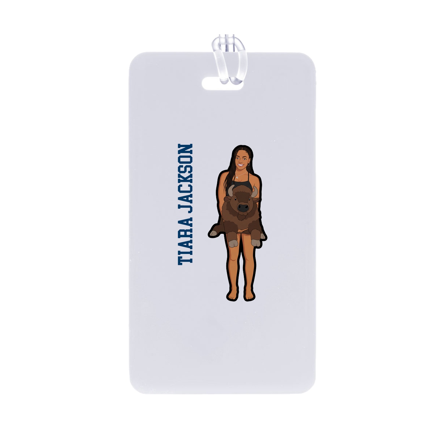 Bag Tag — Name Vertical in Classic