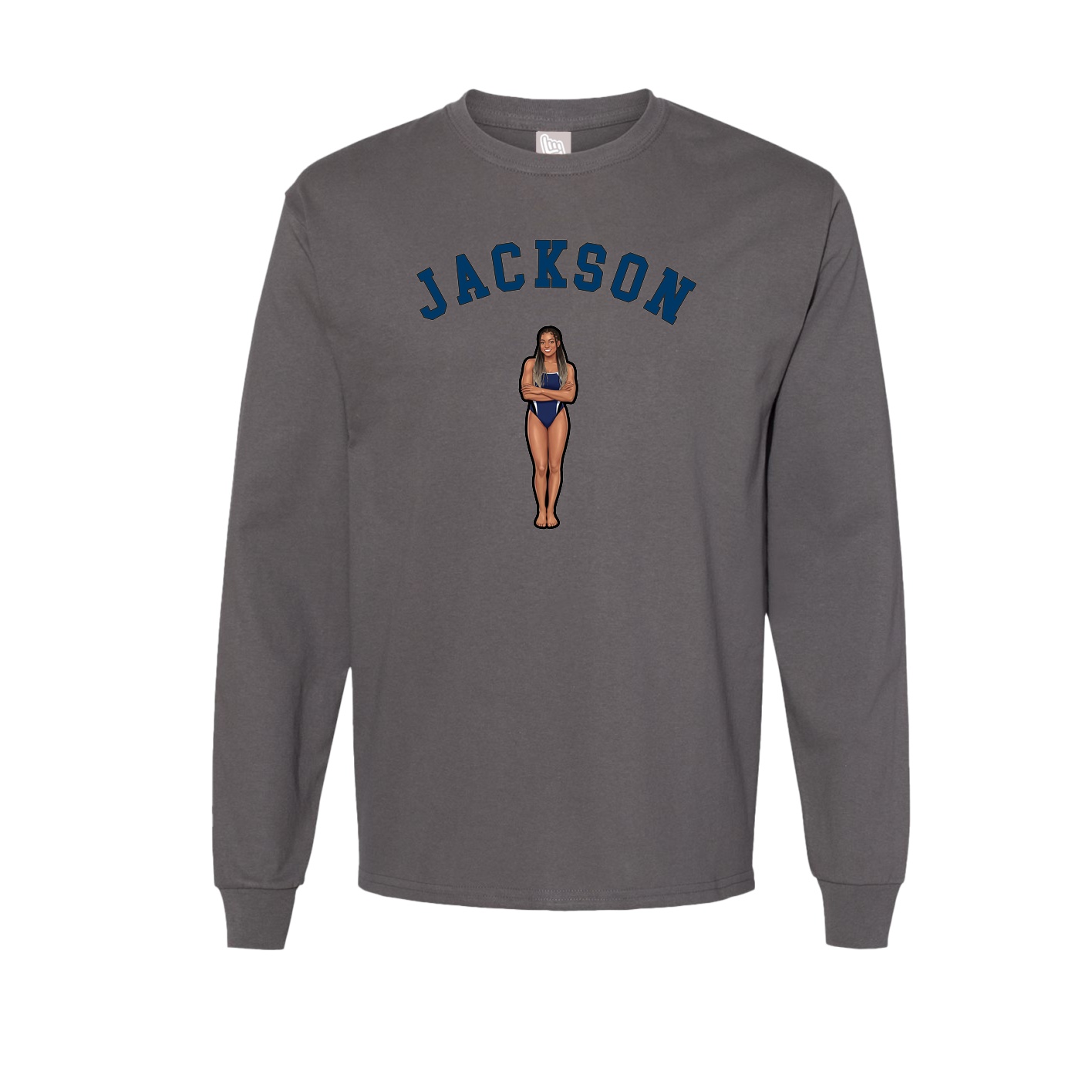 Long Sleeve Tee — Shirsey Arch in Grey
