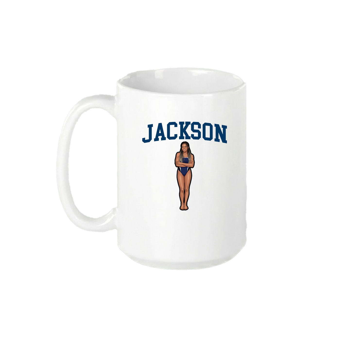 15oz Coffee Mug — Shirsey in White