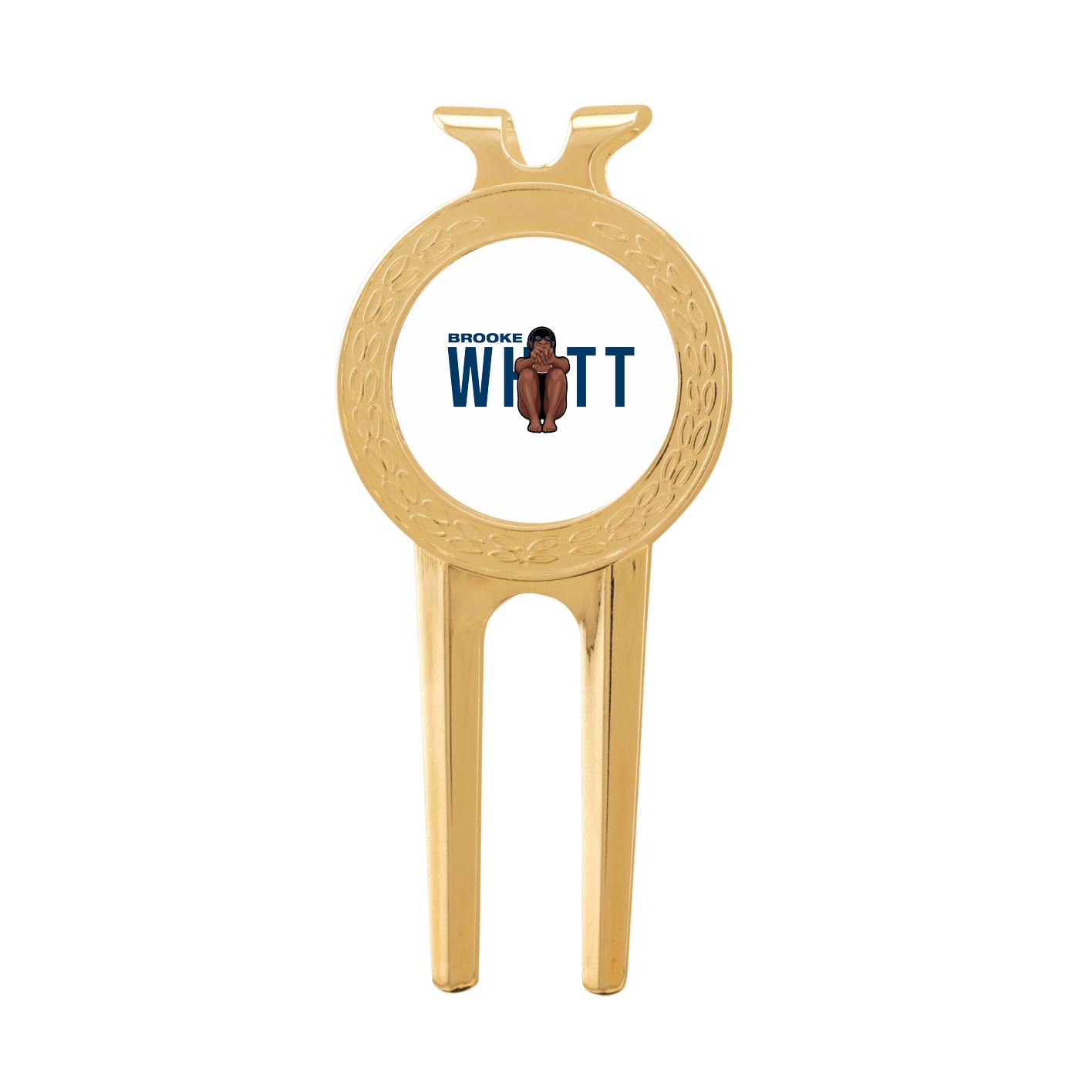 Divot Tool with Ball Marker — Player Name in Classic