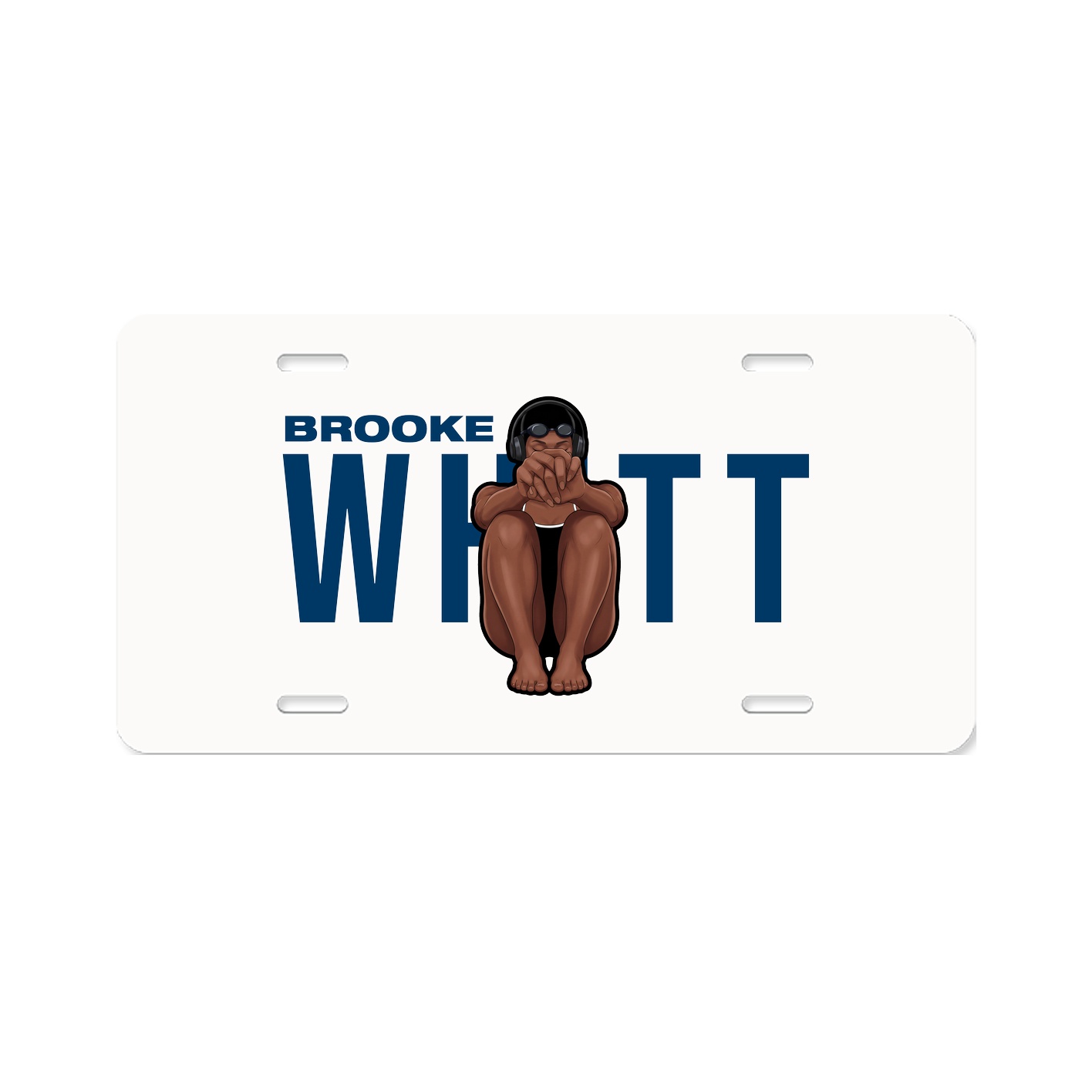 License Plate — Player Name in Classic