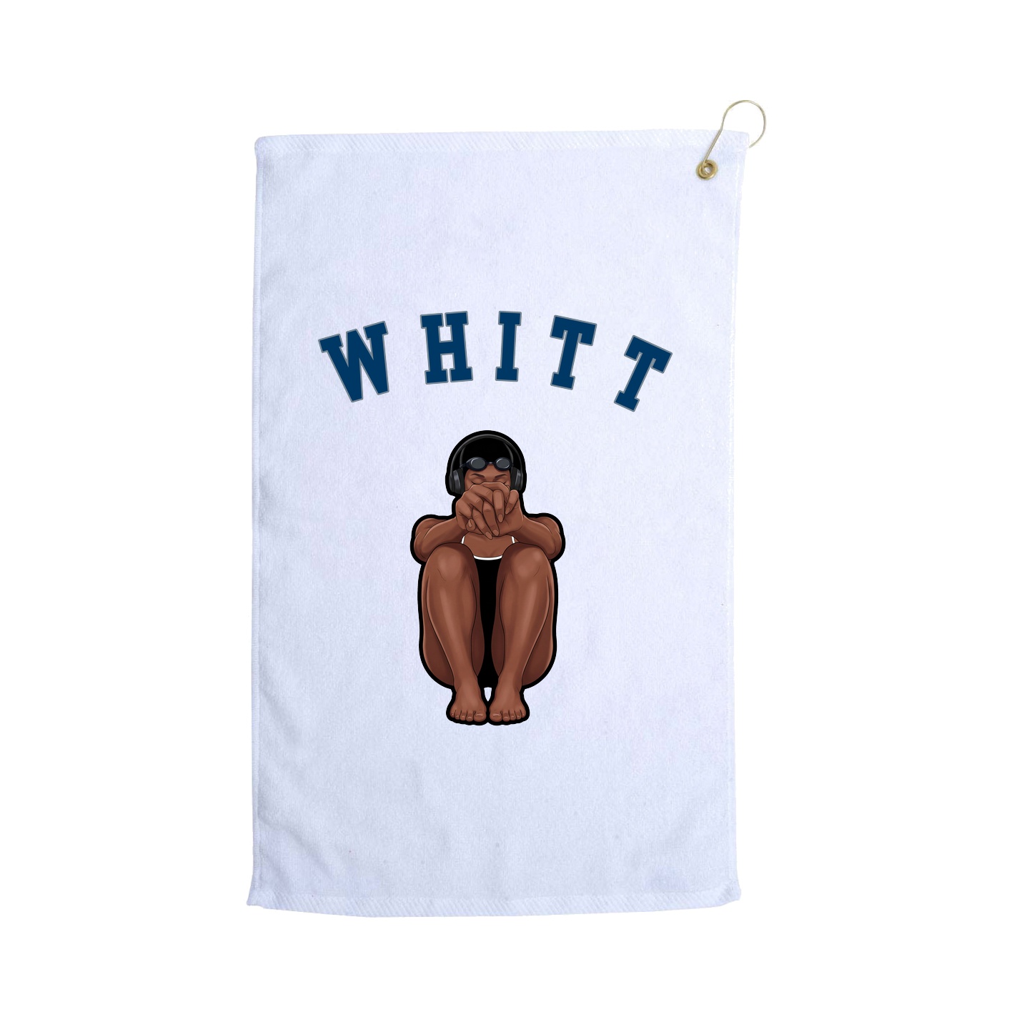 Golf Towel — Shirsey Arch in White