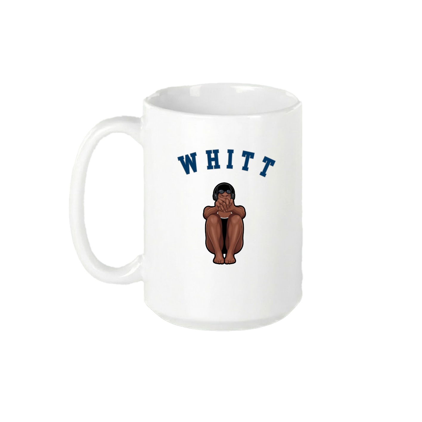 15oz Coffee Mug — Shirsey Arch in White