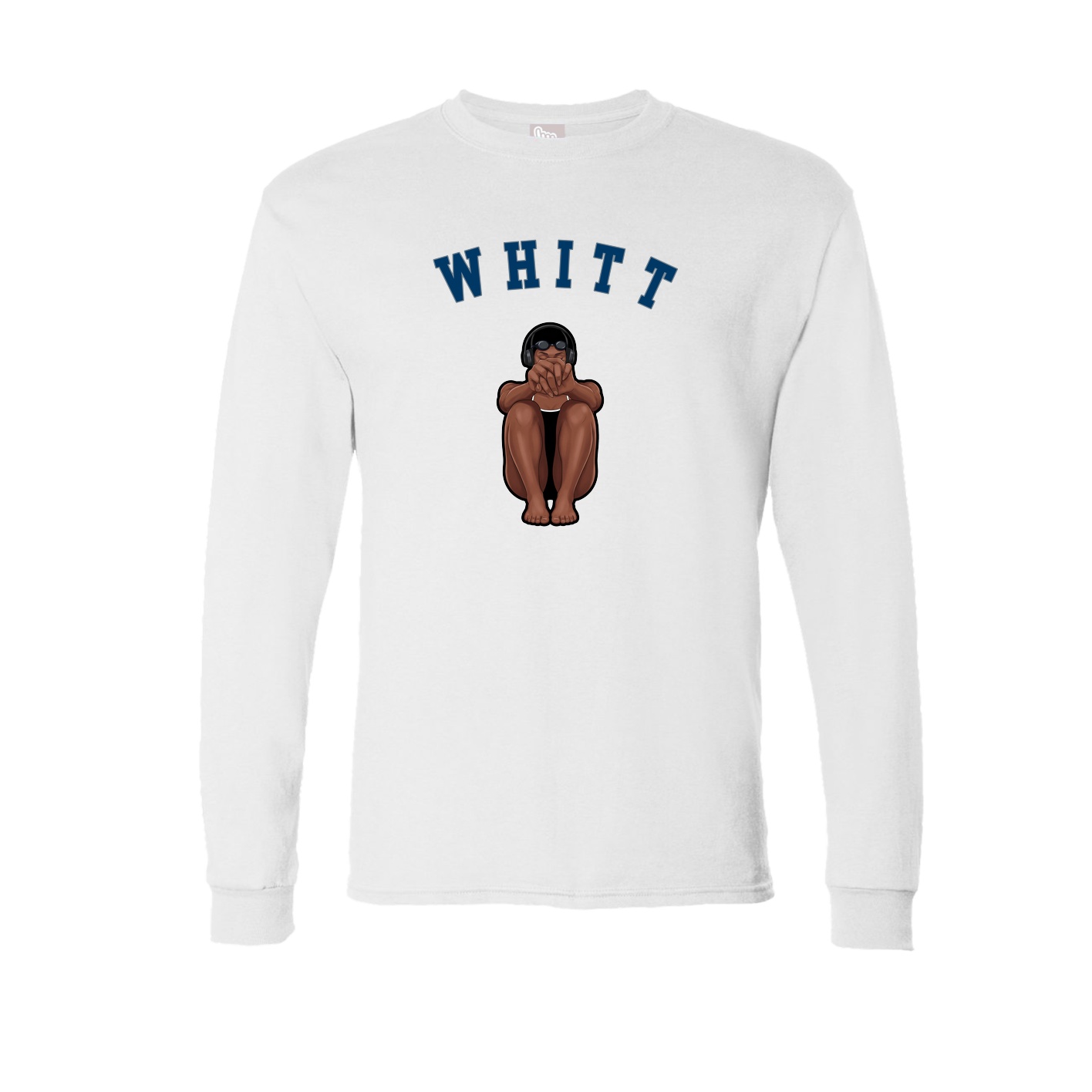 Long Sleeve Tee — Shirsey Arch in White