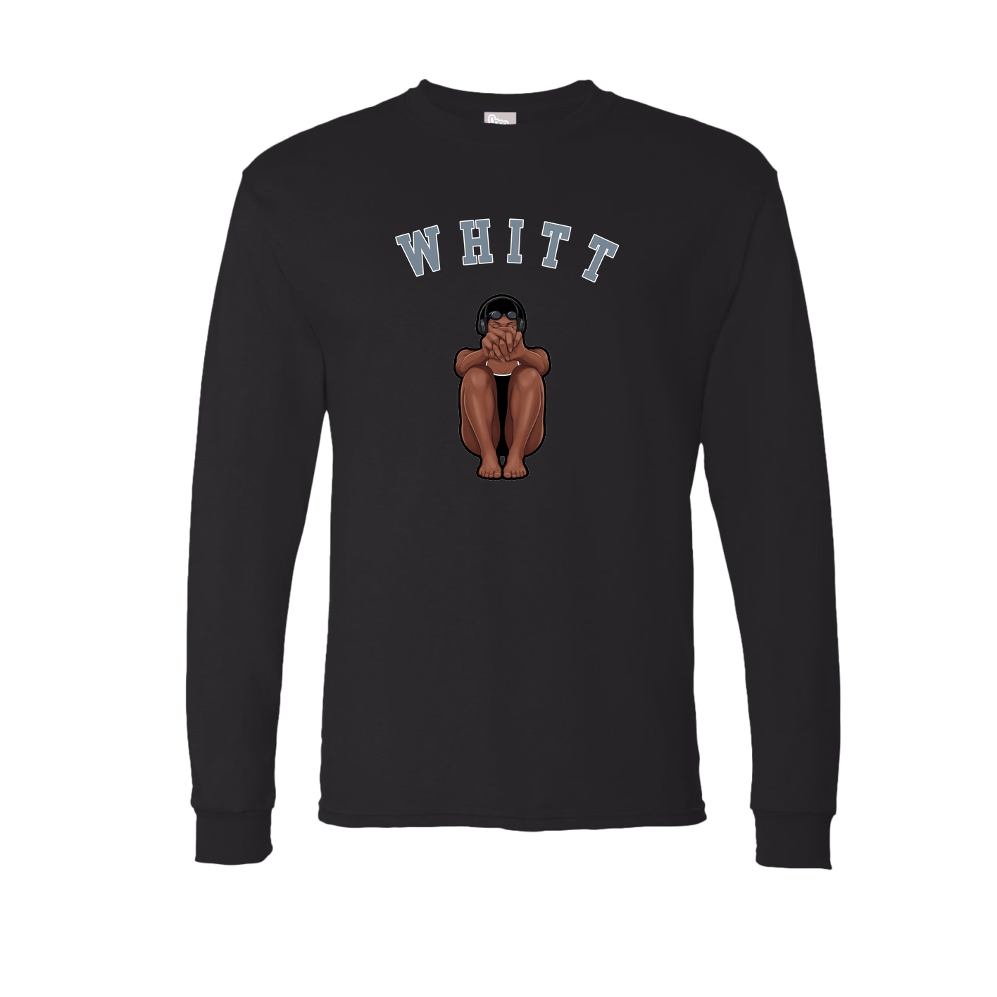 Long Sleeve Tee — Shirsey Arch in Black