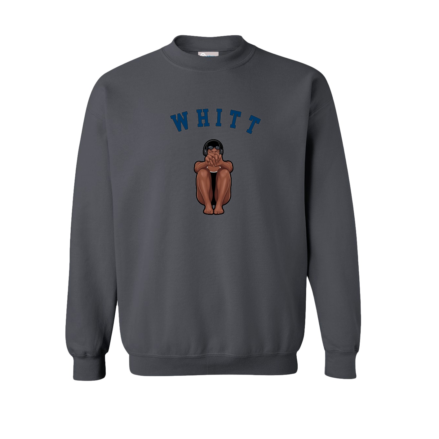 Fleece Crew — Shirsey Arch in Grey