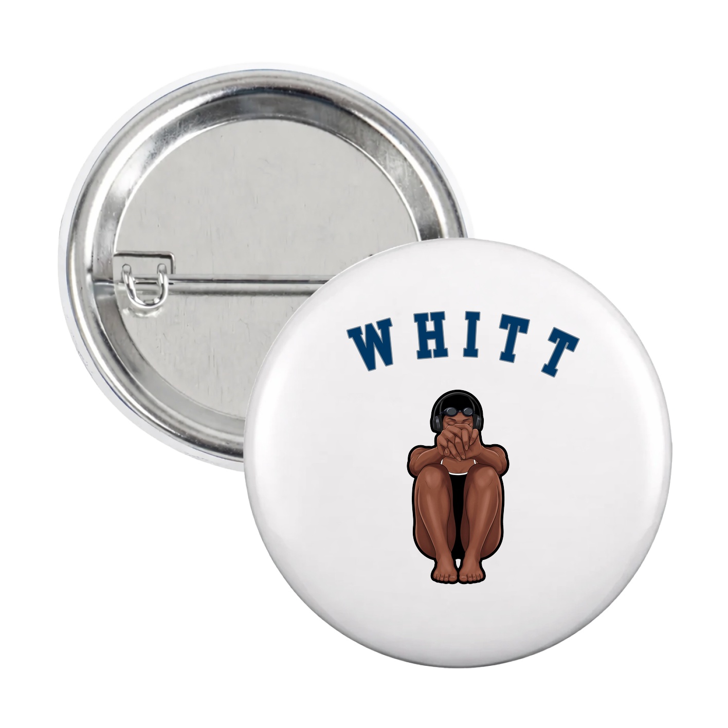 Game Day Button — Shirsey Arch in White