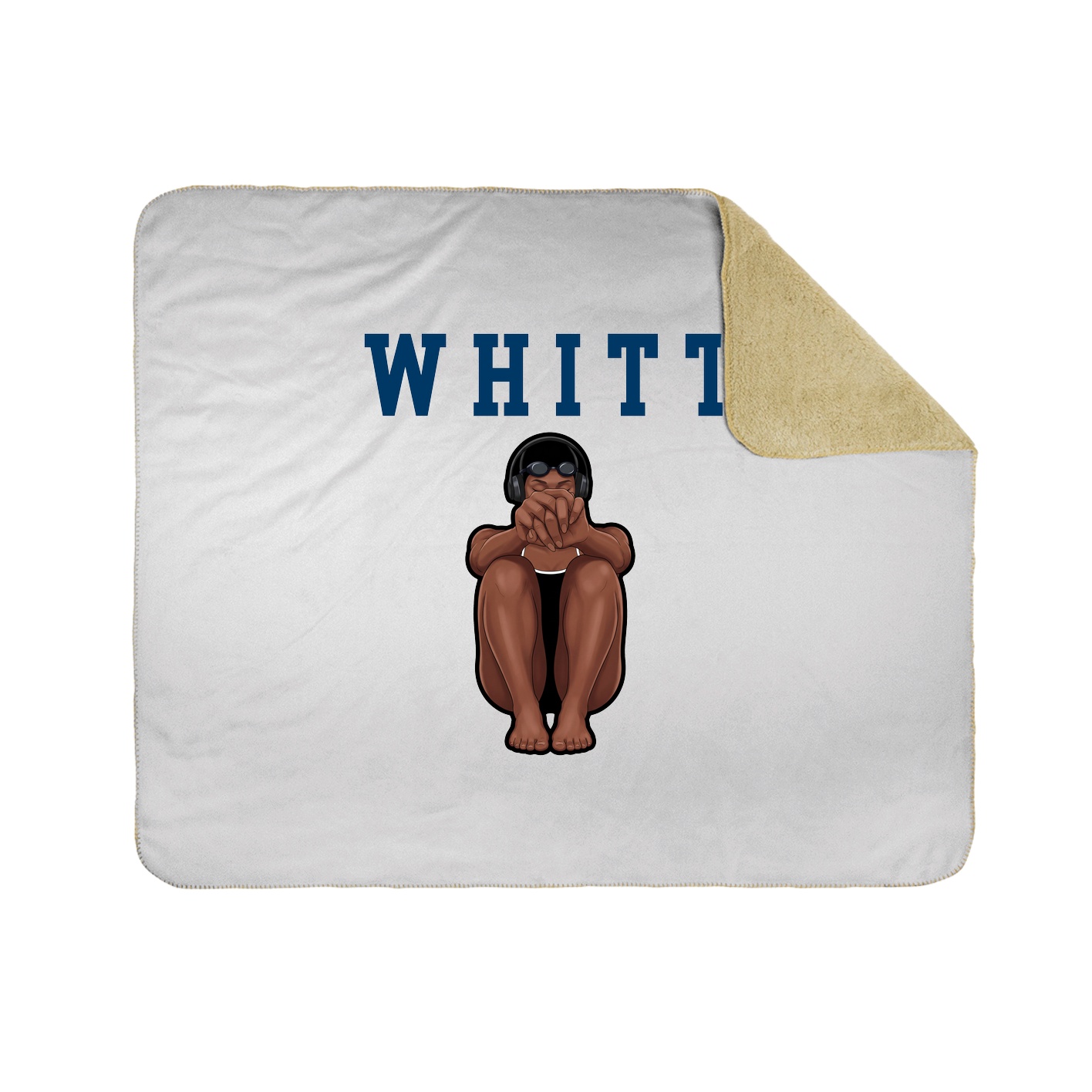 Throw Blanket — Shirsey in White
