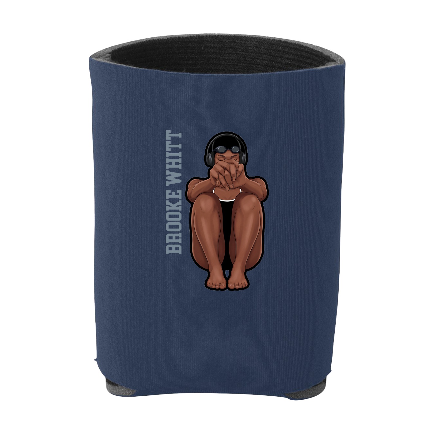 Can Holder — Name Vertical in Navy