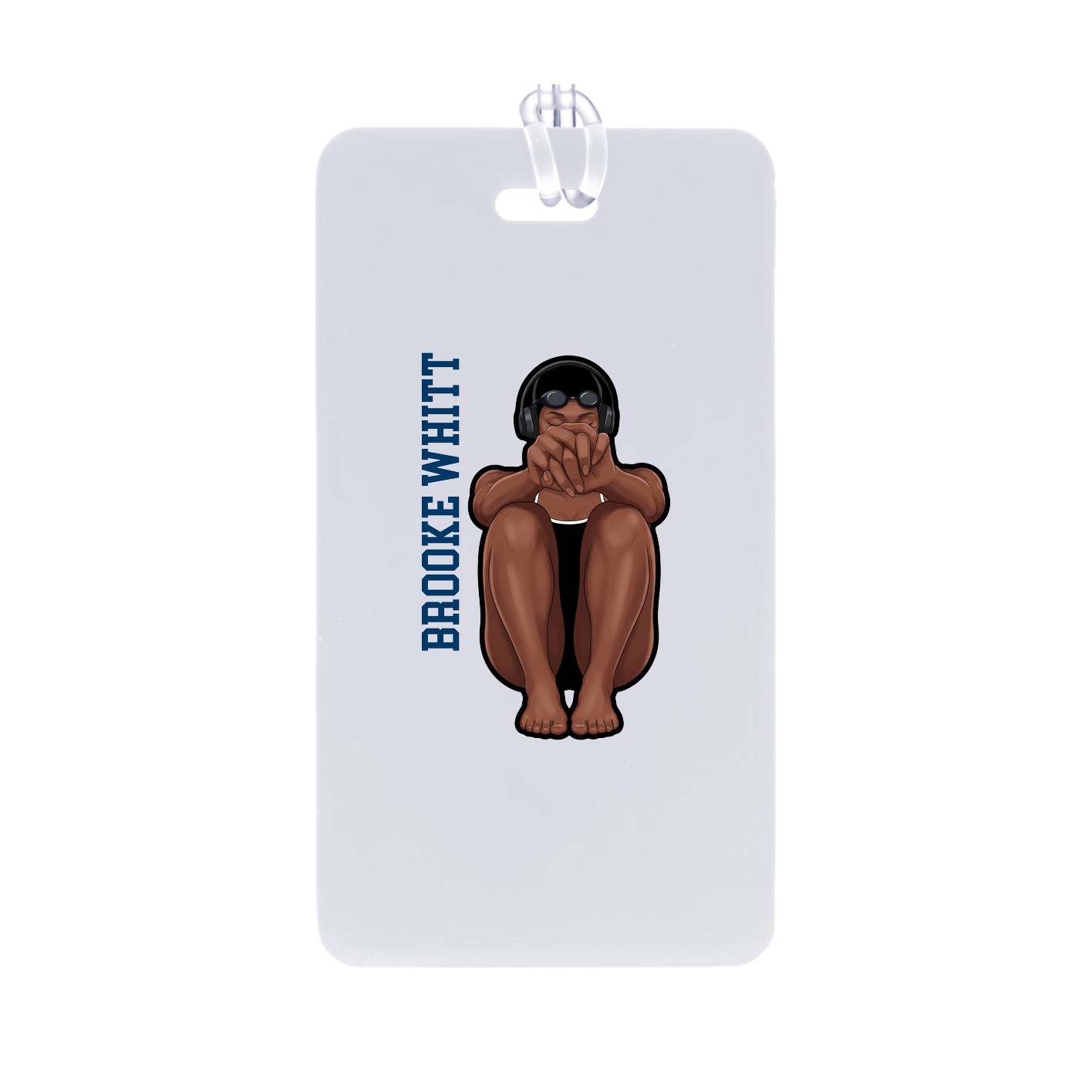 Bag Tag — Name Vertical in Classic