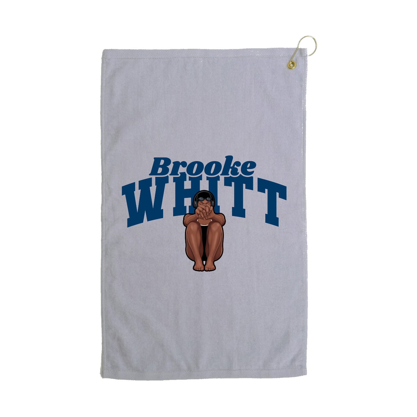 Golf Towel — Signature Arch in Grey