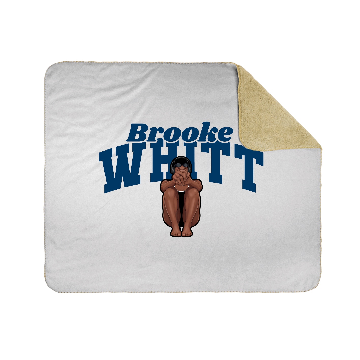 Throw Blanket — Signature Arch in White