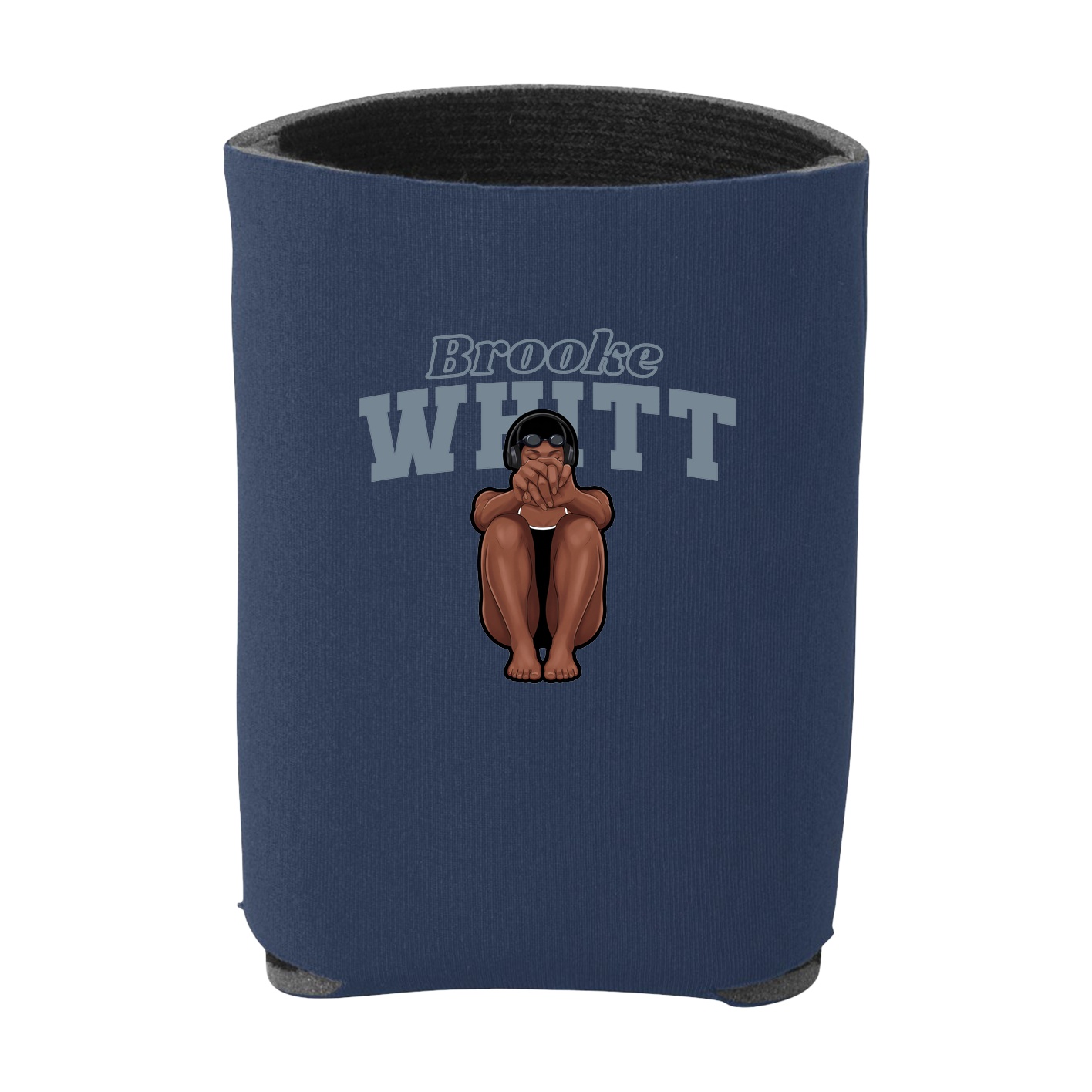Can Holder — Name Arch in Navy
