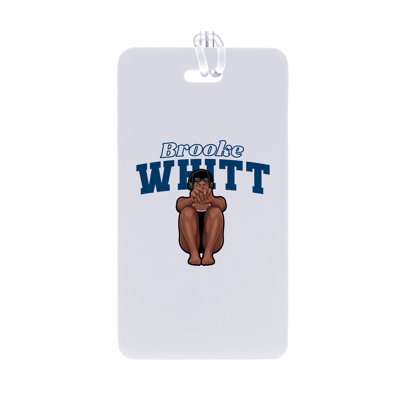 Bag Tag — Name Arch in Classic
